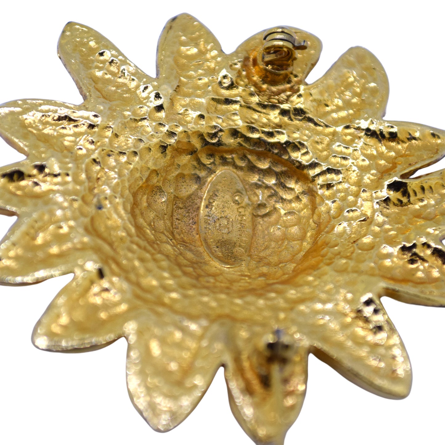 SALE CHANEL シャネル ヴィンテージ ライオン ココマーク ゴールド レディース ブローチ