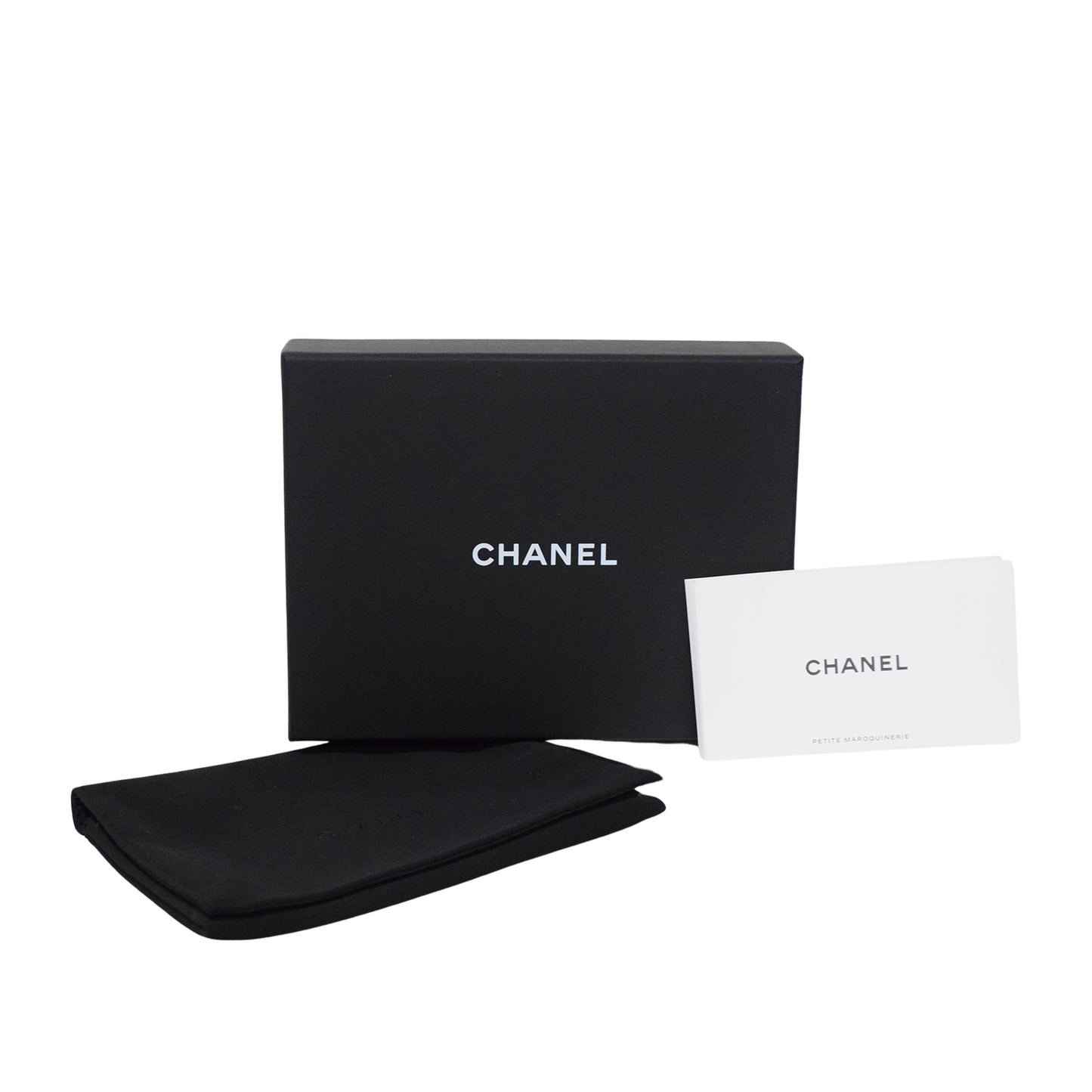 CHANEL シャネル スモール フラップウォレット キャビア AP3604 ラインストーン グレー レディース 三つ折り財布