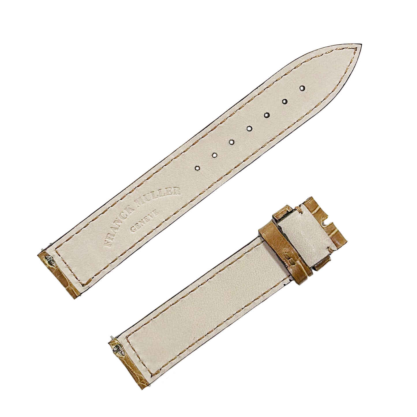 FRANCK MULLER フランクミュラー 純正 レザーベルト ワンタッチ式 ブラウン レディース 時計ベルト