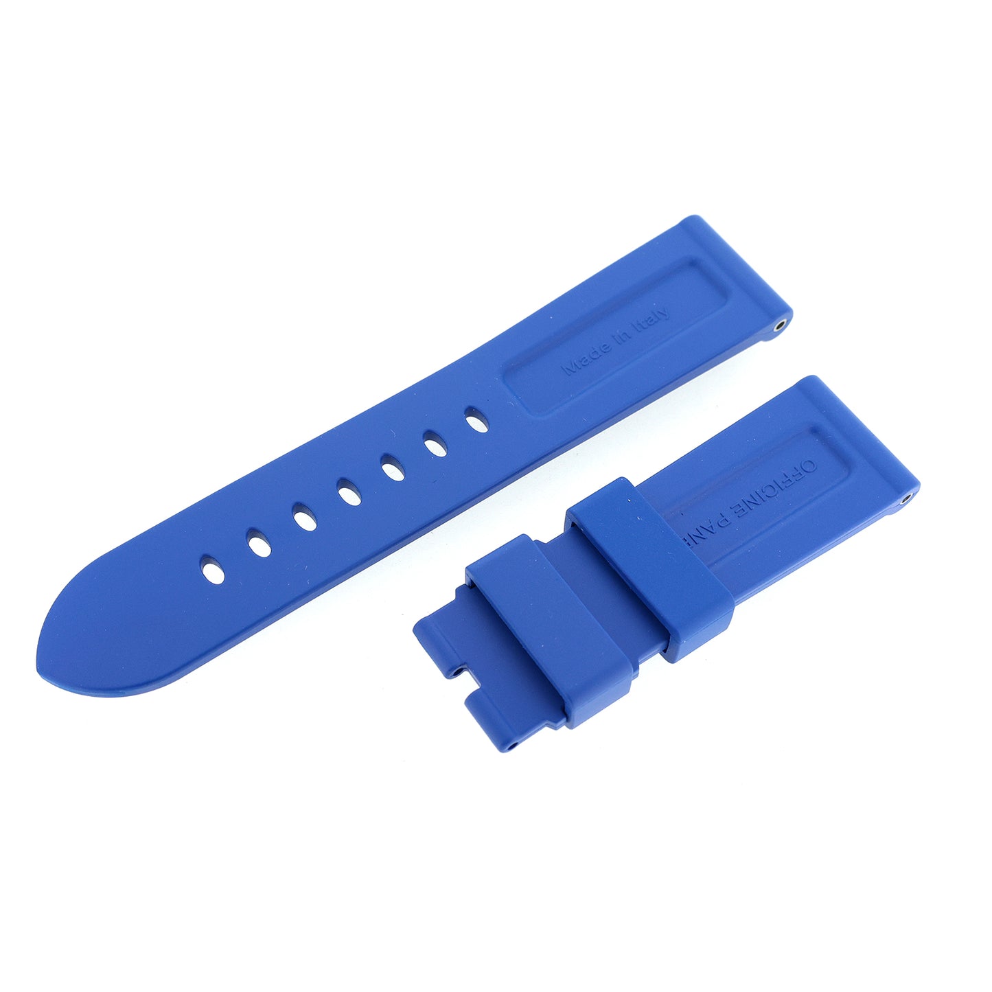 未使用 保管品 PANERAI パネライ 純正 ラバーベルト 24mm ブルー メンズ 時計ベルト