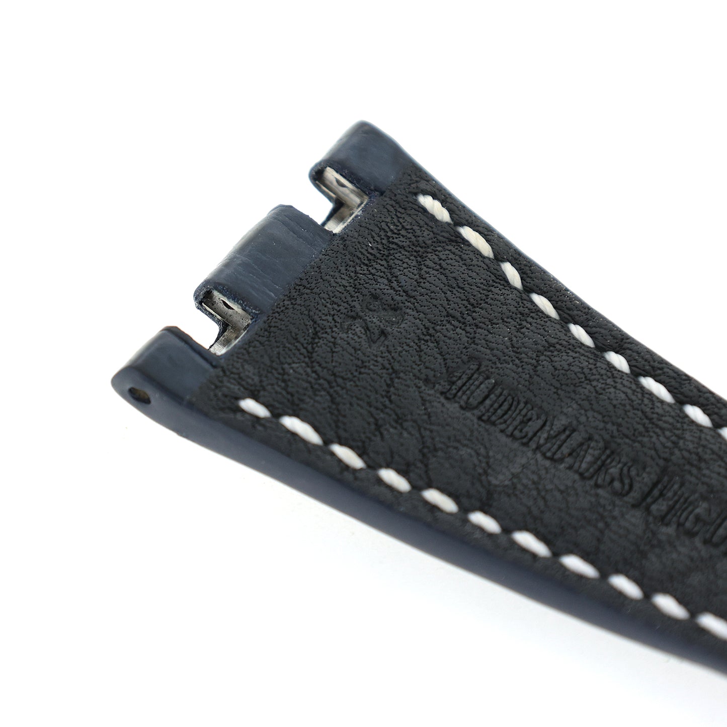 美品 AUDEMARS PIGUET オーデマピゲ 純正 レザーベルト ロイヤルオーク ネイビー メンズ 時計ベルト