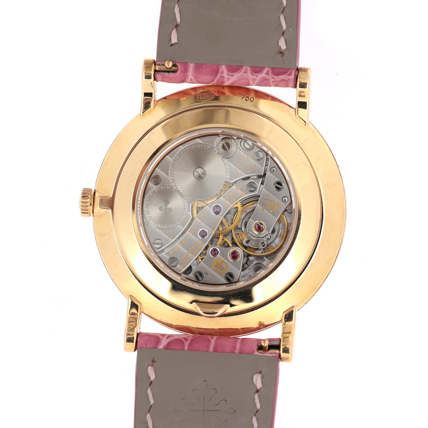 K18PG PATEK PHILIPPE パテックフィリップ カラトラバ 5119 裏スケ メンズ 腕時計