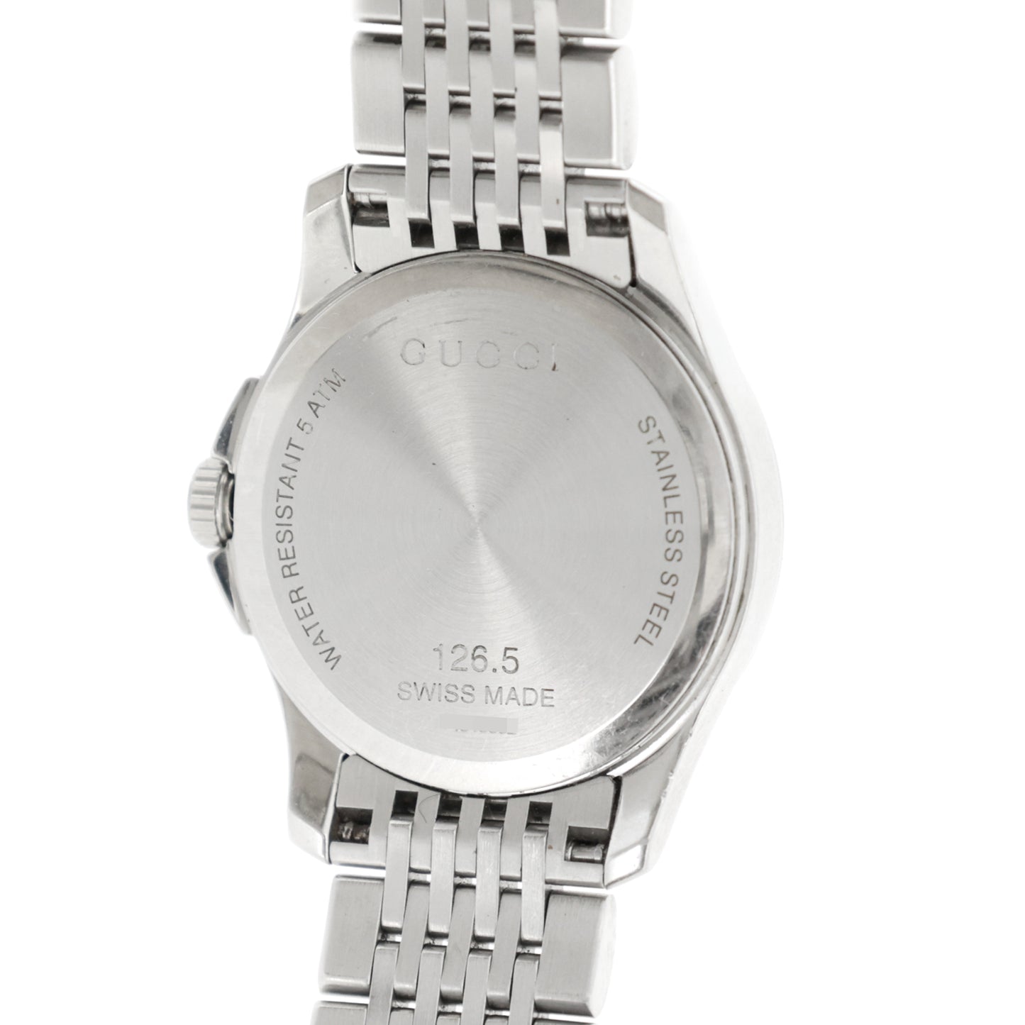 GUCCI グッチ Gタイムレス シルバー文字盤 126.5 レディース 腕時計