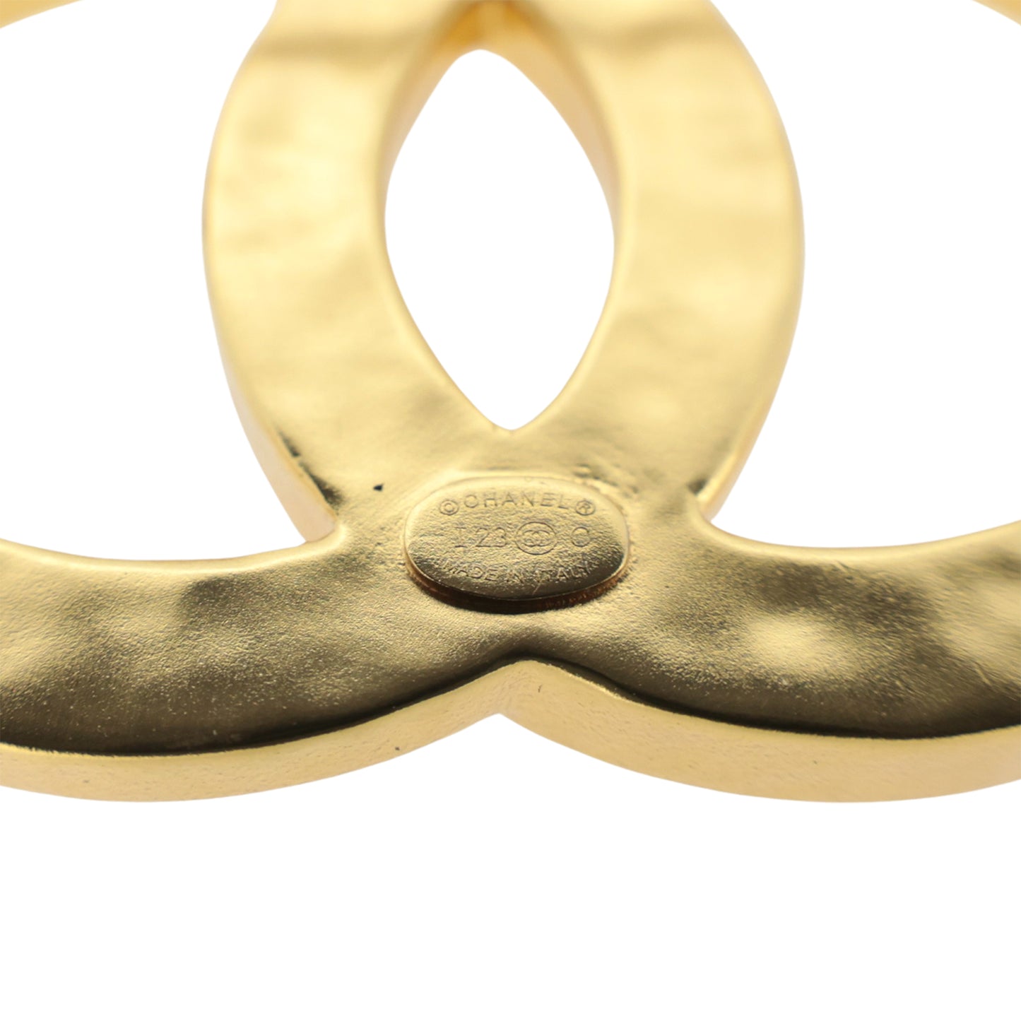 未使用 展示品 CHANEL シャネル ココマーク ストライプ I23C ホワイト レディース ブローチ