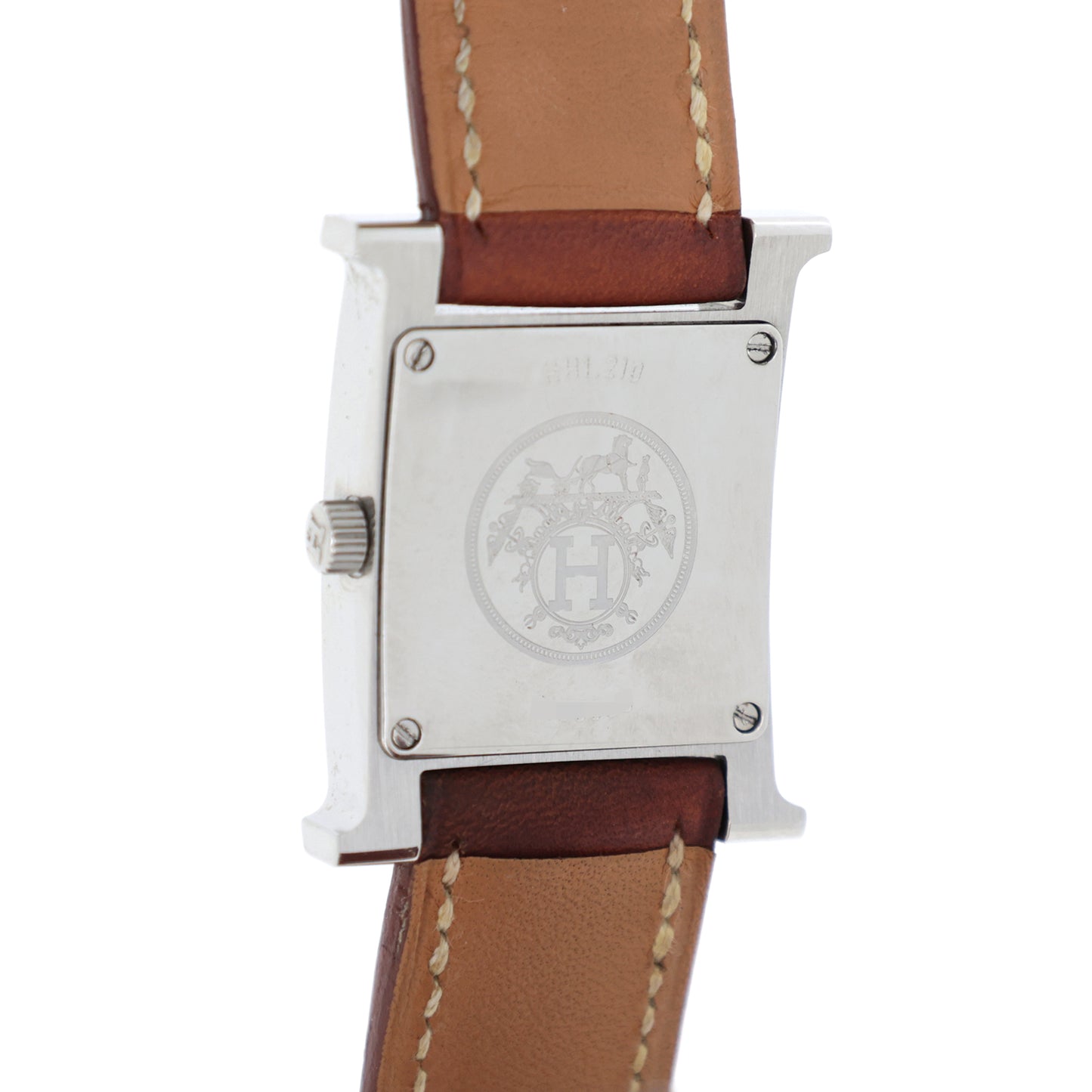 HERMES エルメス Hウォッチ HH1.210 2重巻きベルト レディース 腕時計