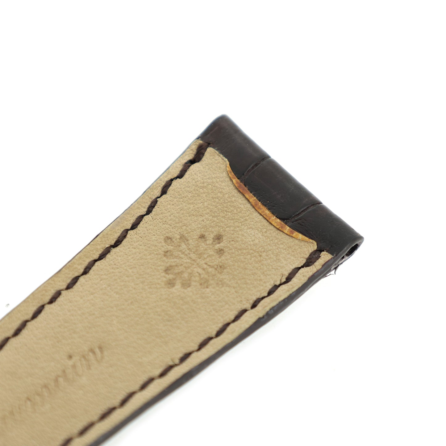 PATEK PHILIPPE パテックフィリップ 純正 レザーベルト 茶 ブラウン メンズ 時計ベルト