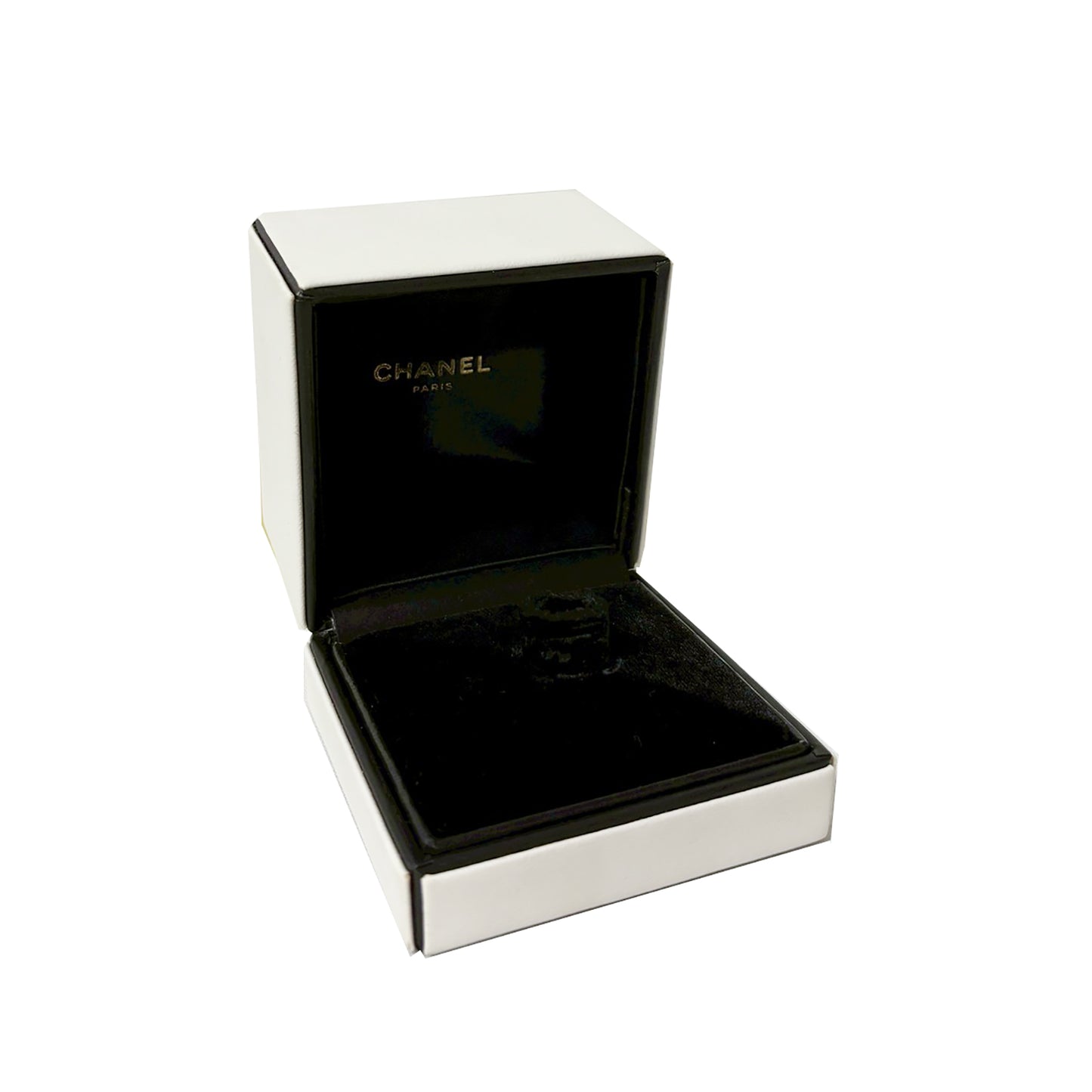 CHANEL シャネル スリーシンボル カメリア スター K18WG 1Pダイヤ J1520 9号 レディース リング 指輪