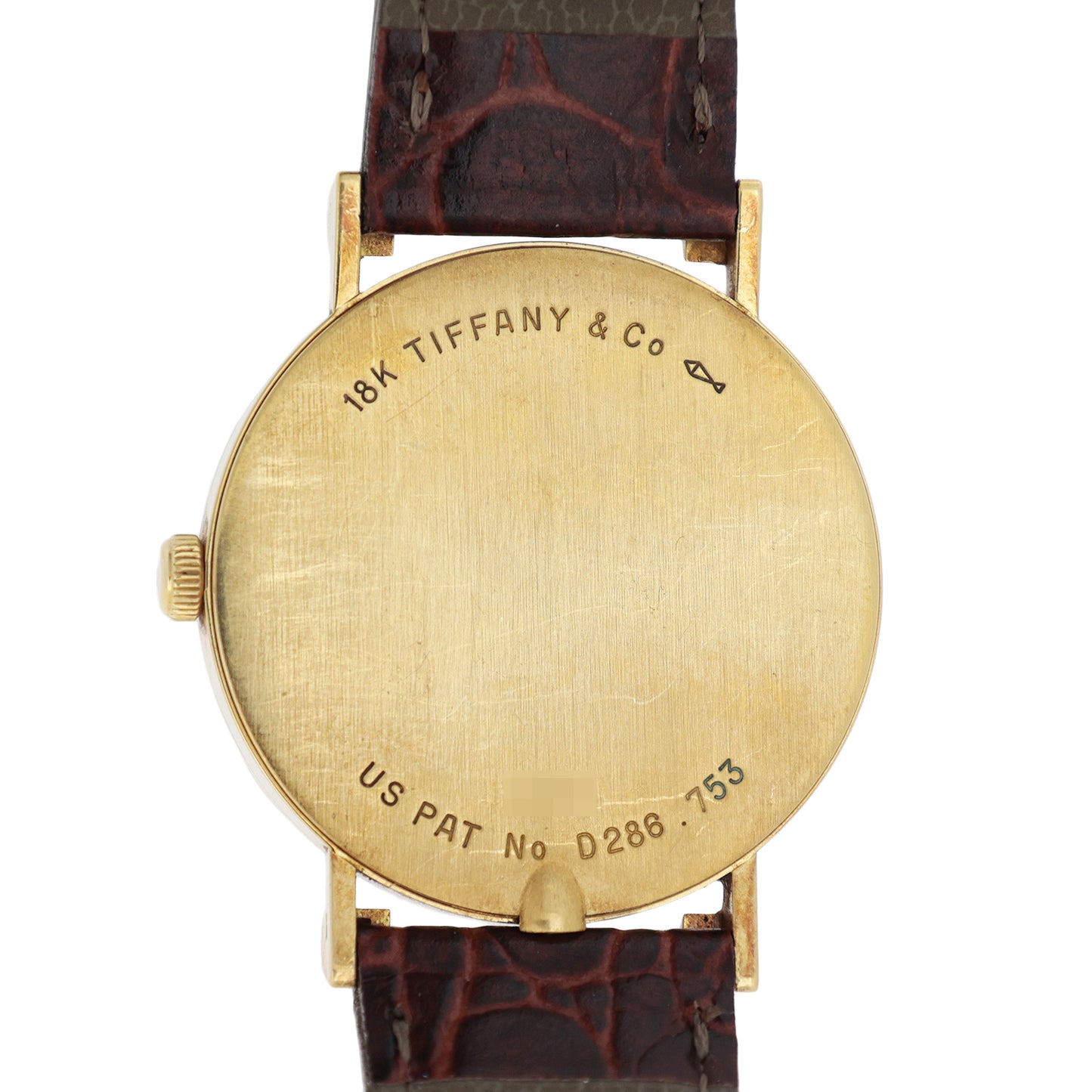 K18YG TIFFANY&Co. ティファニー アトラス D286.753 メンズ 腕時計