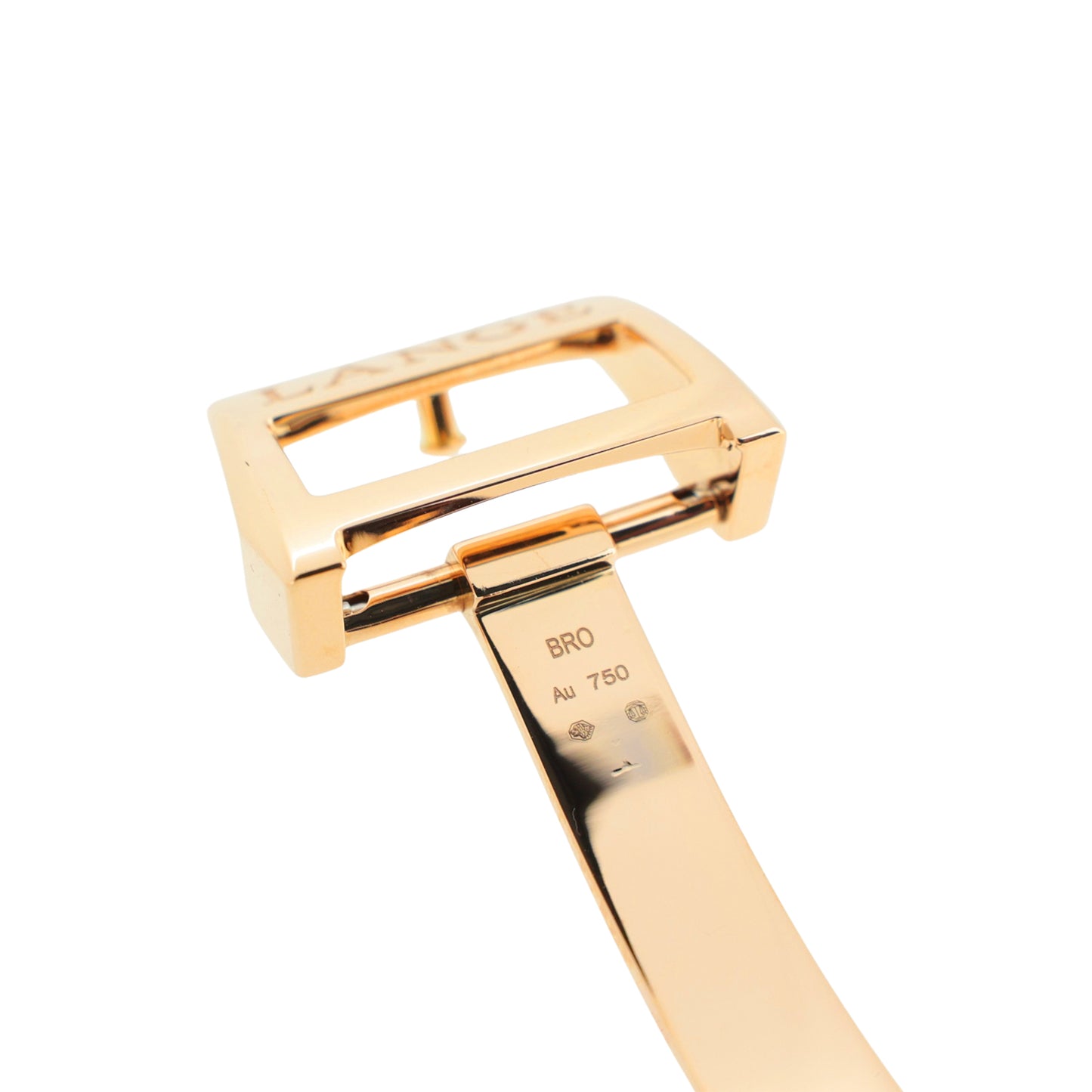 K18PG A.LANGE&SOHNE ランゲ&ゾーネ 純正 Dバックル 16mm ゴールド メンズ 時計バックル