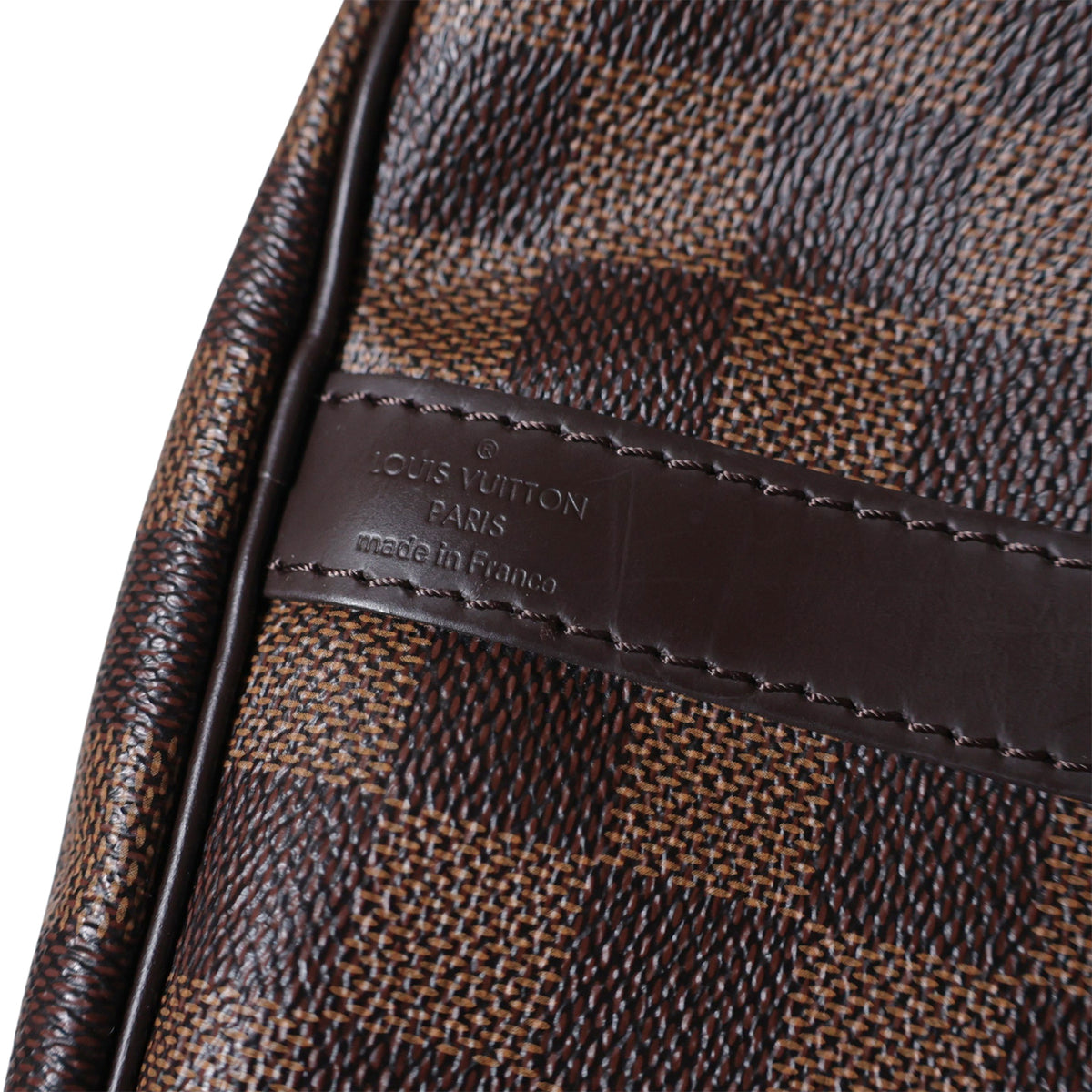 LOUIS VUITTON 루이 비통 스피디 반둘리에 30 다미에 LV 스토리즈 패치 N40060 2way 숄더 브라운 여성 핸드백
LV