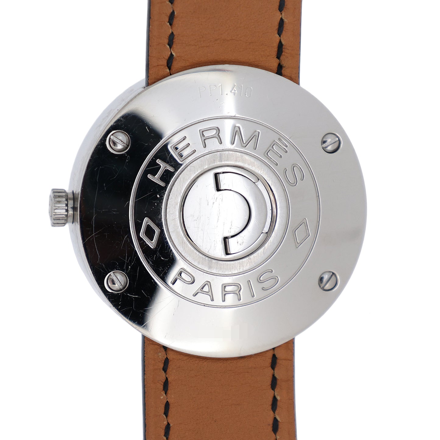 HERMES エルメス パスパス シェル クォーツ PP1.410 ボーイズ レディース 腕時計