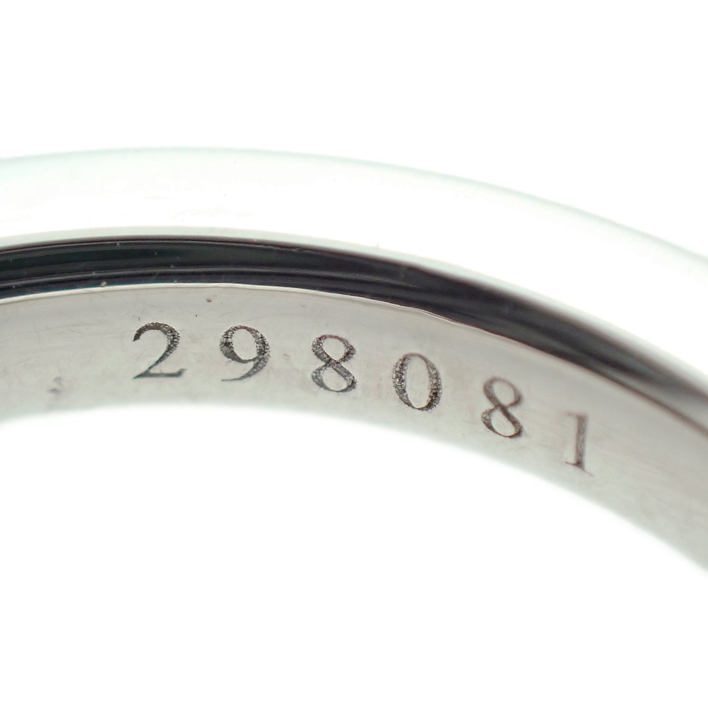 Harry Winston ハリーウィンストン プリンセスカット マリッジリング Pt950 1Pダイヤ 9号 シルバー レディース リング 指輪