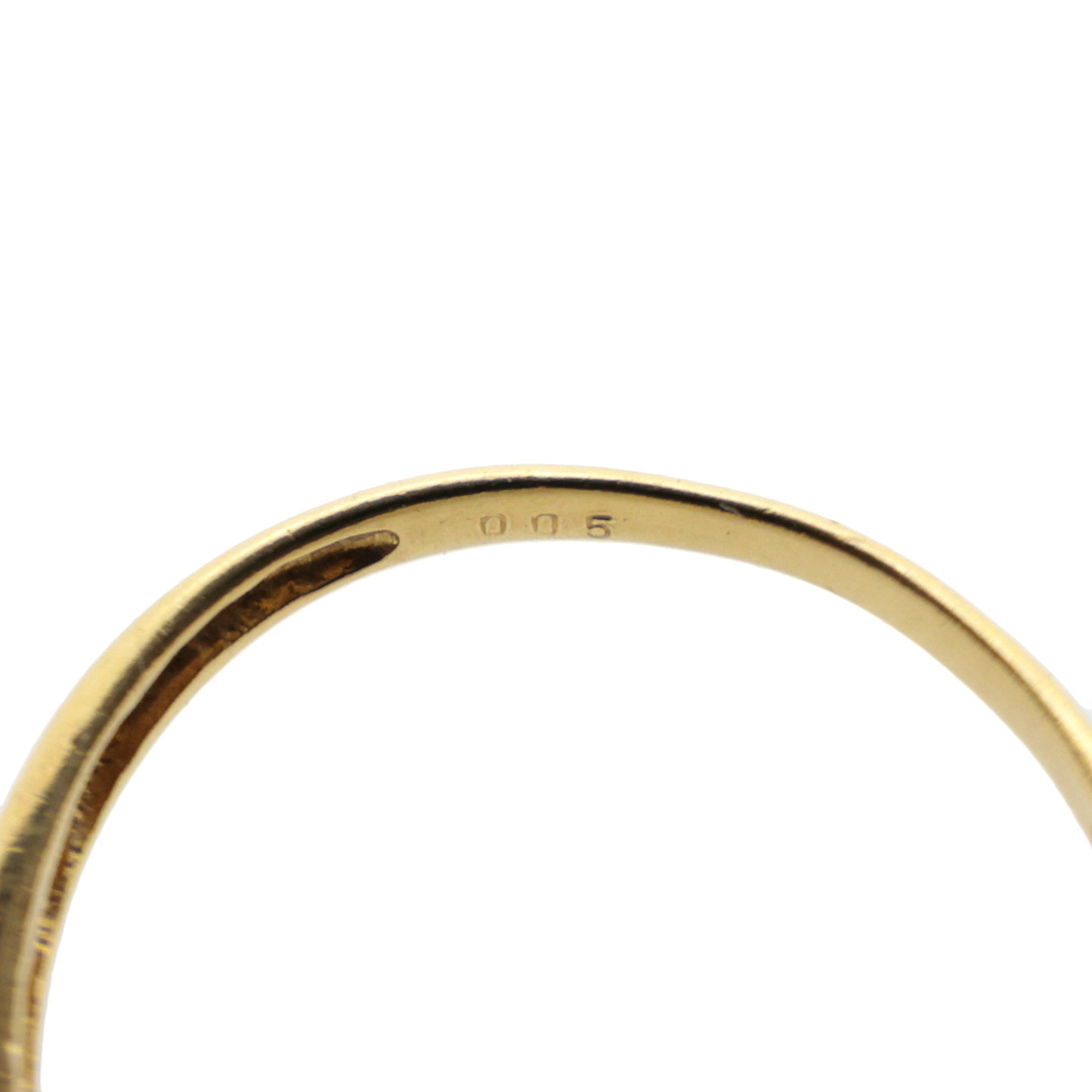 ダイヤ リング k18 YG レディース リング 指輪