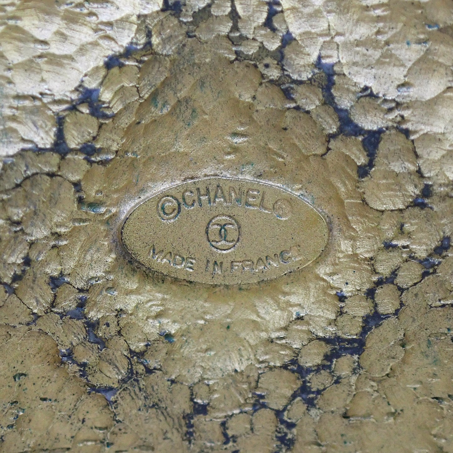 CHANEL シャネル ヴィンテージ マトラッセ ゴールド レディース バングル