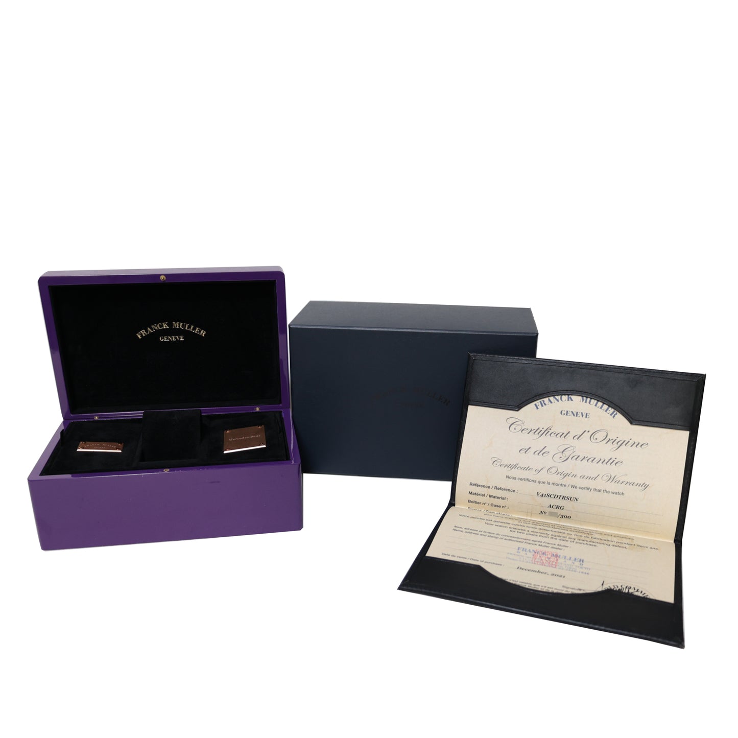 300本限定 FRANCK MULLER フランクミュラー ヴァンガード ライジングサン メルセデスベンツ V41SCDTRSUN メンズ 腕時計