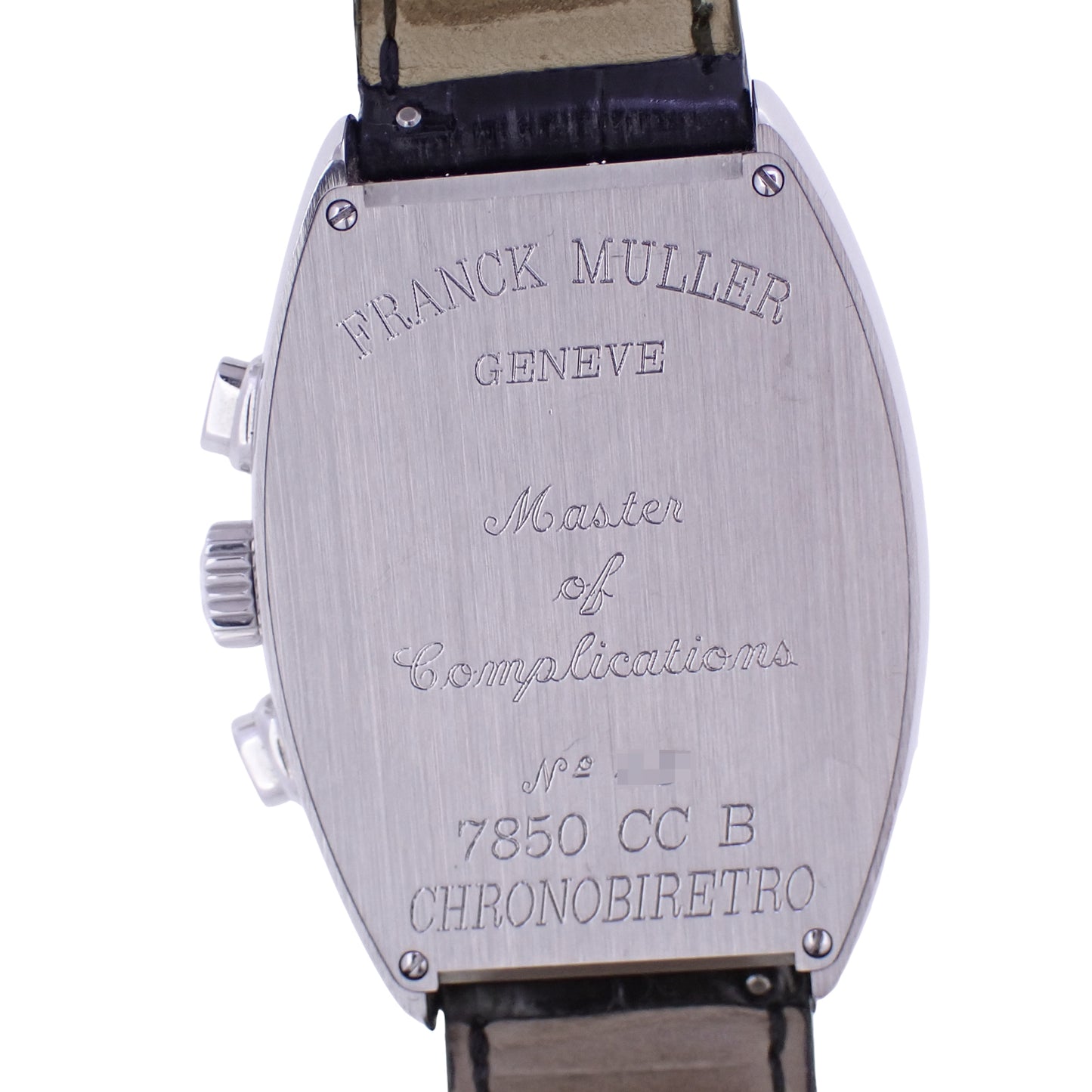 FRANCK MULLER フランクミュラー トノーカーベックス ビーレトロセコンド クロノグラフ 7850CCB メンズ 腕時計