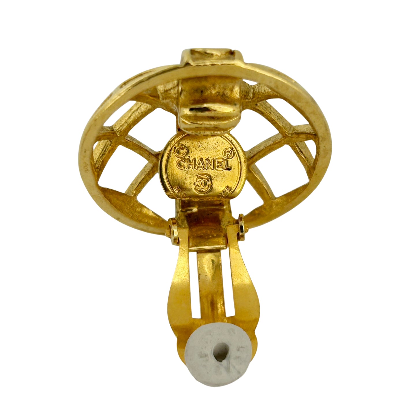 CHANEL シャネル シャネル ロゴ 丸形 ゴールド ヴィンテージ ゴールド レディース イヤリング