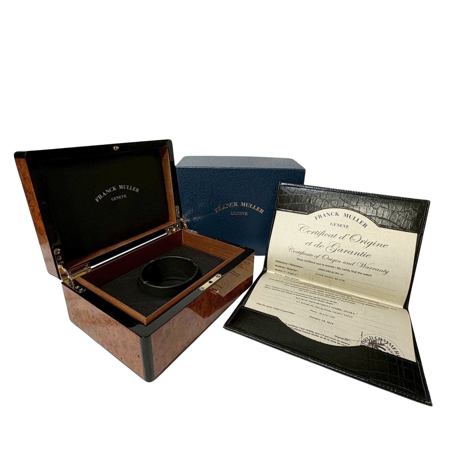 FRANCK MULLER フランクミュラー ブラッククロコ クレイジーアワーズ 8880CHBLKCRO メンズ 腕時計