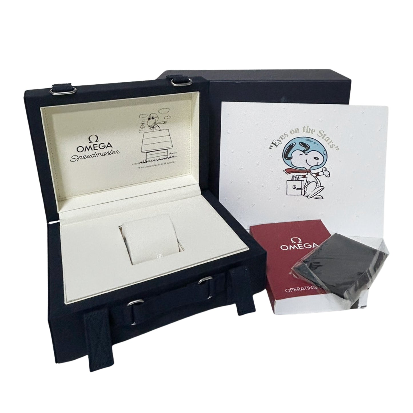 未使用 展示品 50周年記念 OMEGA オメガ スピードマスター シルバー スヌーピーアワード 310.32.42.50.02.001 コーアクシャル メンズ 腕時計