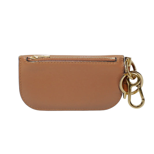 LOEWE ロエベ ゲート バイカラー ミニウォレット キーリング付 ブルー レディース コインケース