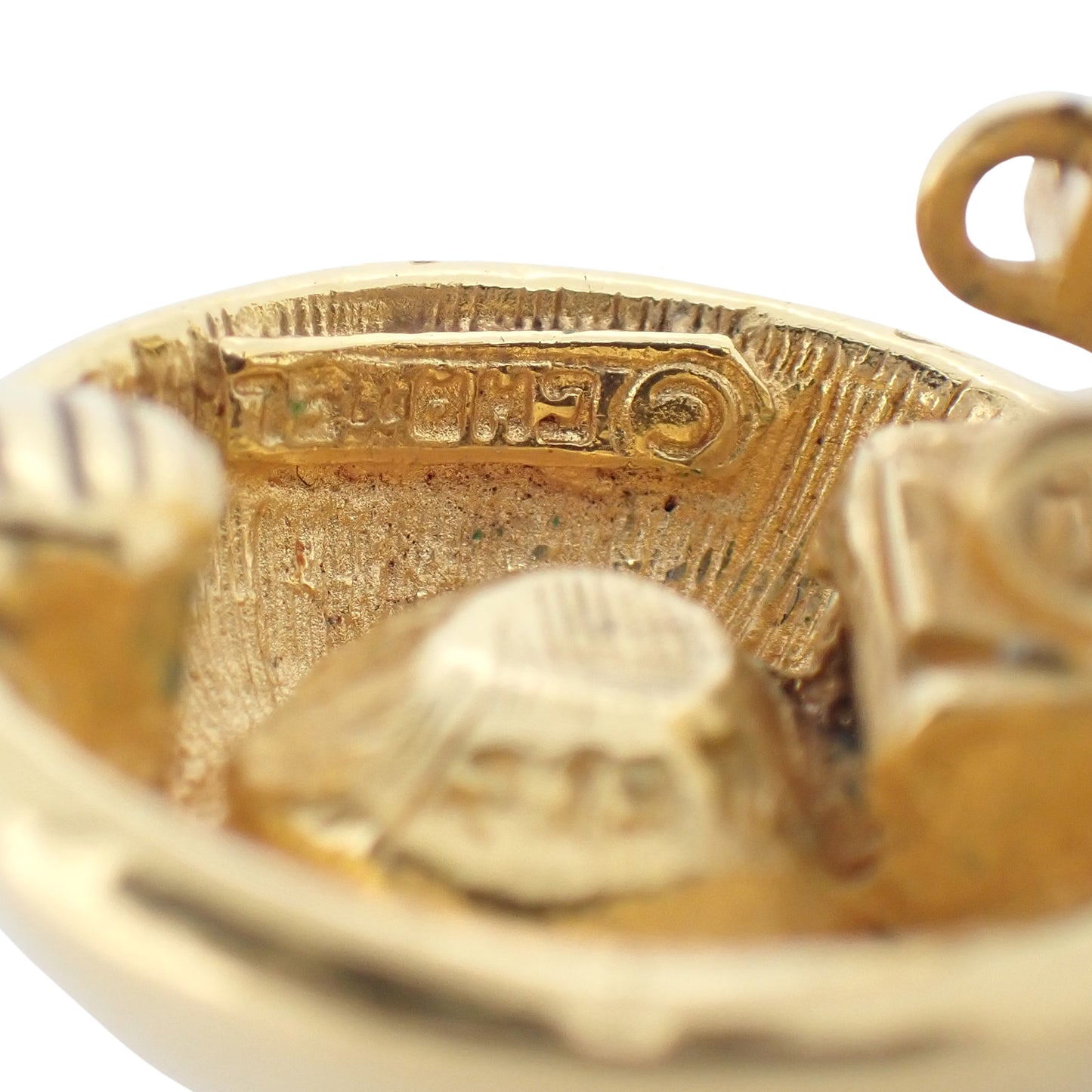 CHANEL シャネル ココマーク ラインストーン ヴィンテージ ゴールド ゴールド レディース イヤリング