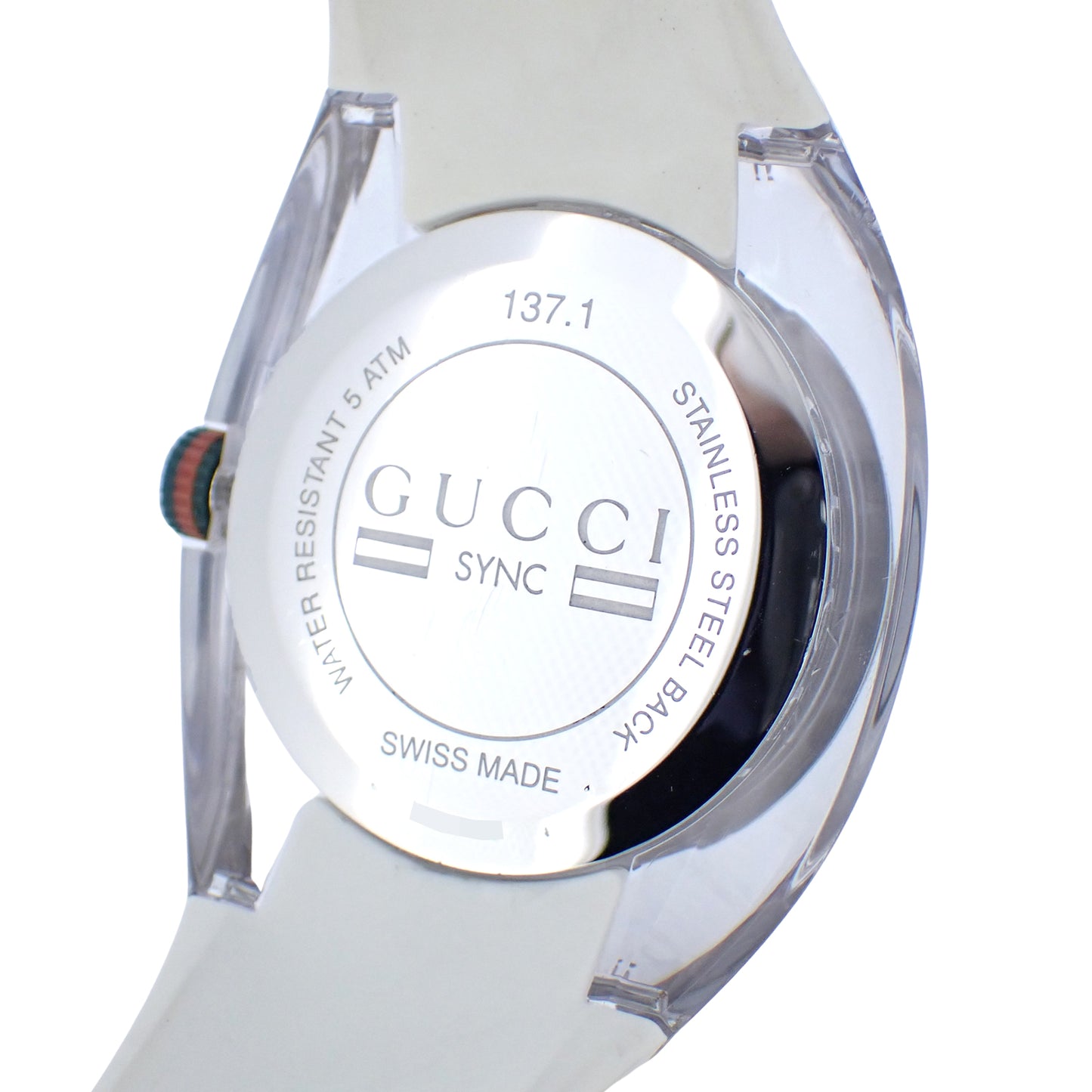 ジャンク品 GUCCI グッチ シンク 137.1 シルバー メンズ 腕時計