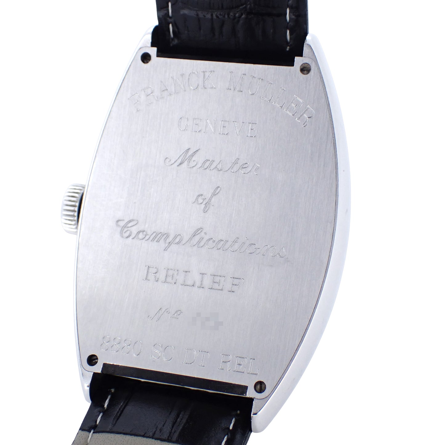 FRANCK MULLER フランクミュラー トノーカーベックス レリーフ デイト 8880SCDT REF メンズ 腕時計
