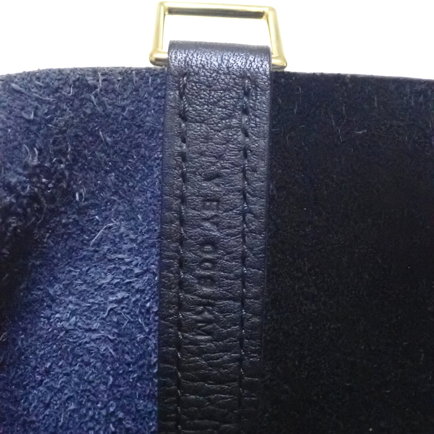 HERMES エルメス ピコタンロック PM カザック ブラック×ネイビー Y刻印 ハンドバッグ ブラック レディース トートバッグ