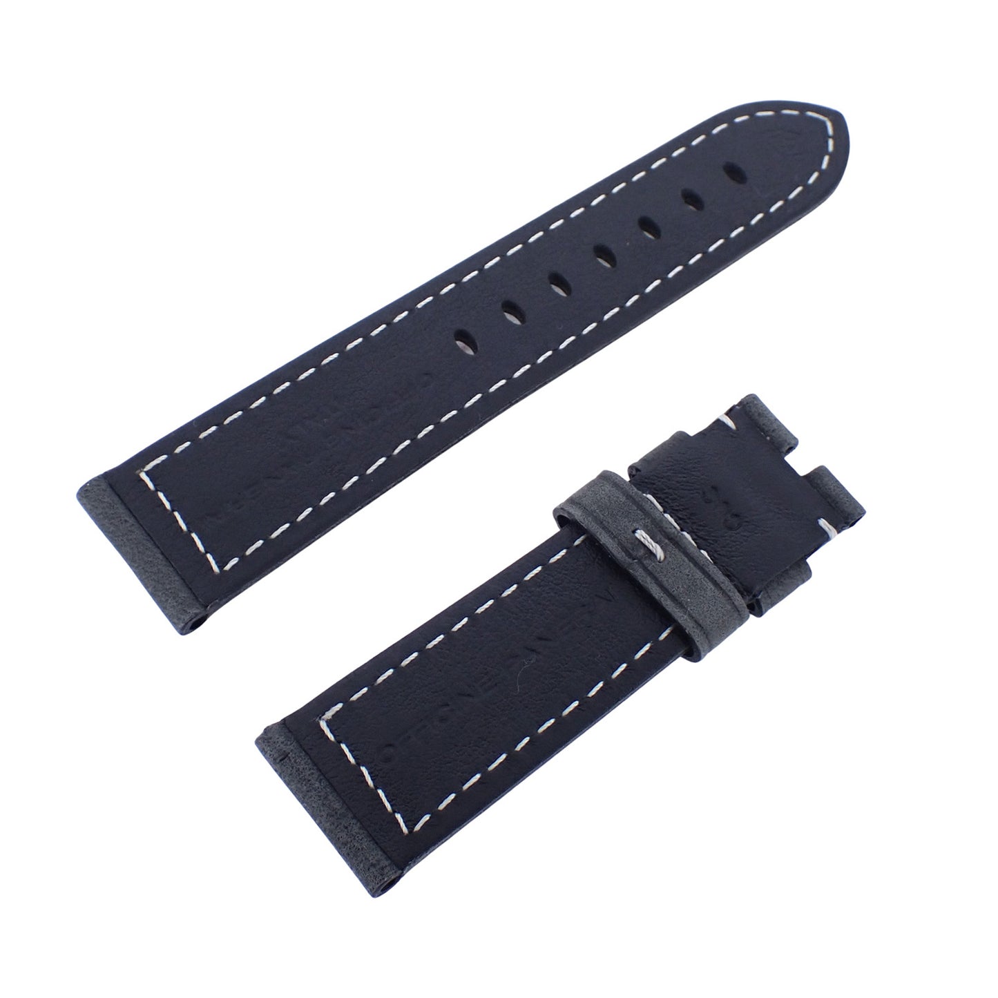 未使用 保管品 PANERAI パネライ 純正 レザーベルト 尾錠用 22mm グレー メンズ 時計ベルト