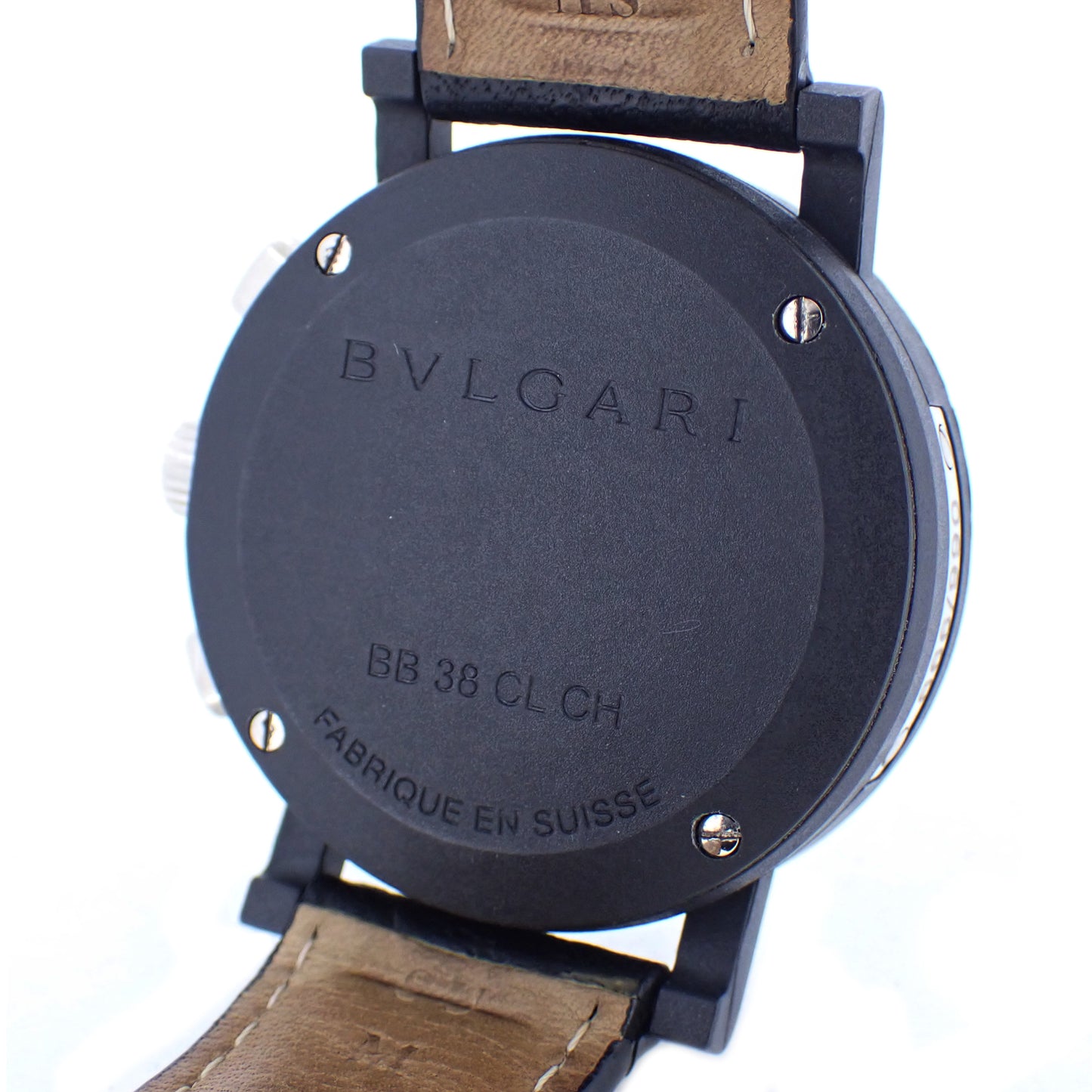 999本限定 BVLGARI ブルガリ カーボンゴールド クロノ BB38CLCH メンズ 腕時計