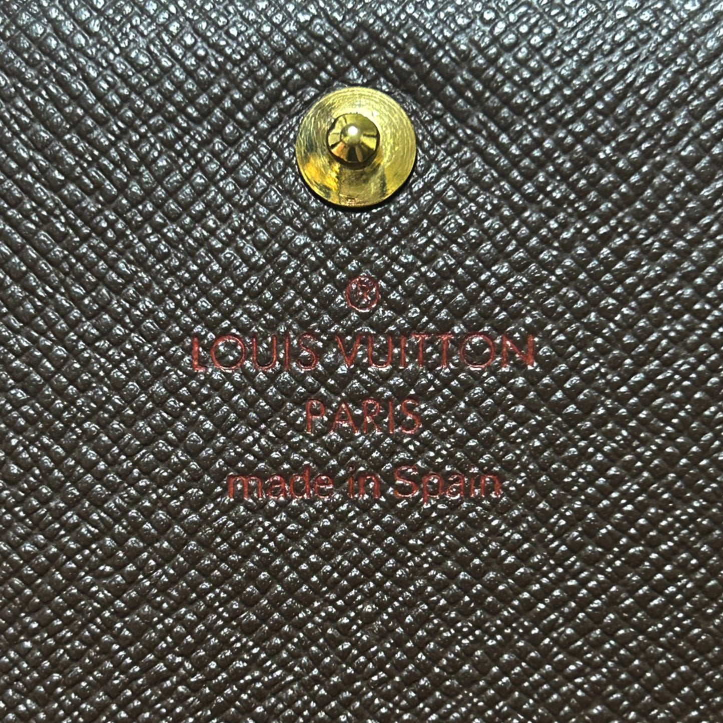 LOUIS VUITTON ルイ・ヴィトン ダミエ ポルトフォイユトレゾール N61736 コンパクトウォレット ブラウン レディース 二つ折り財布
LV