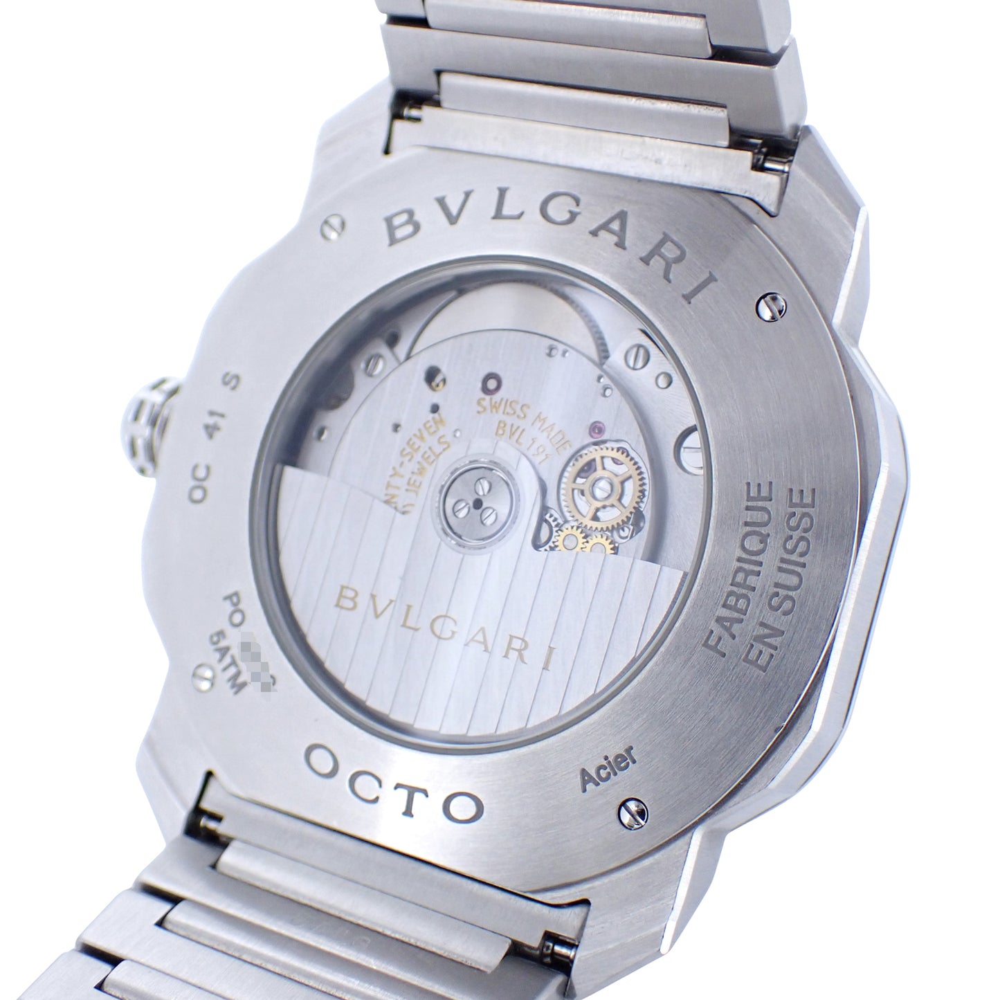BVLGARI ブルガリ オクト ローマ ブラック OC41S メンズ 腕時計
