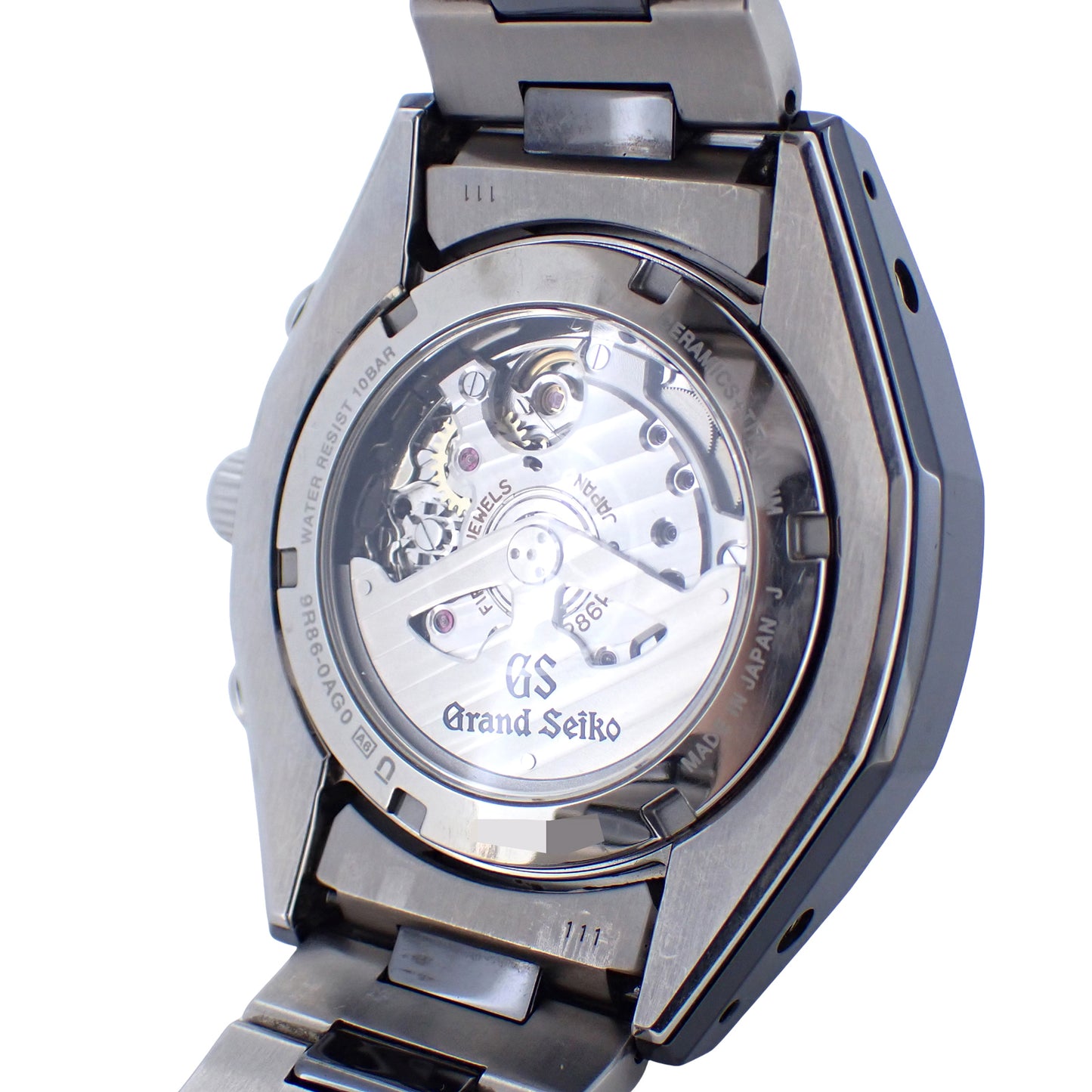 マスターショップ限定 SEIKO セイコー グランドセイコー ブラックセラミックスコレクション SBGC223 9R86-0AG0 スプリングドライブ GMT メンズ 腕時計