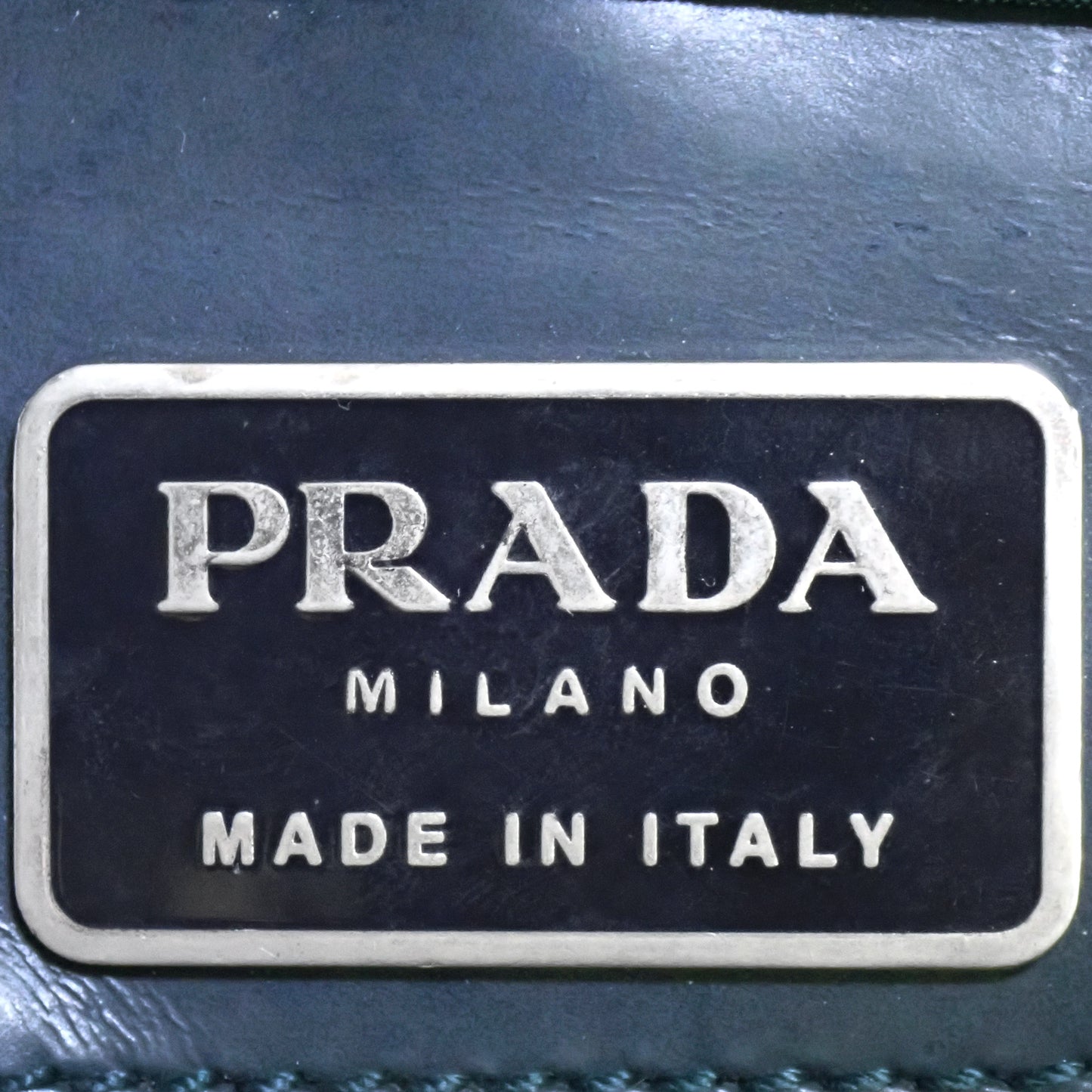PRADA プラダ 三角ロゴ トート ナイロン 折り畳み エコバッグ ブルー レディース トートバッグ