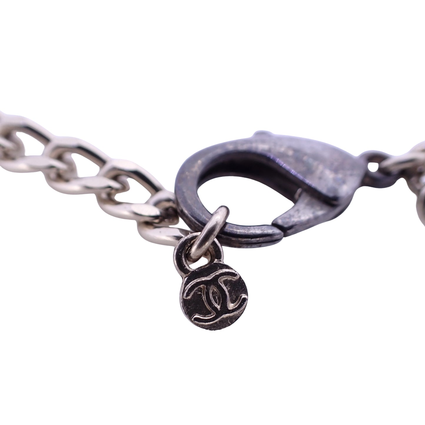CHANEL シャネル ココマーク ラインパール シルバー 04A ヴィンテージ シルバー レディース ネックレス
