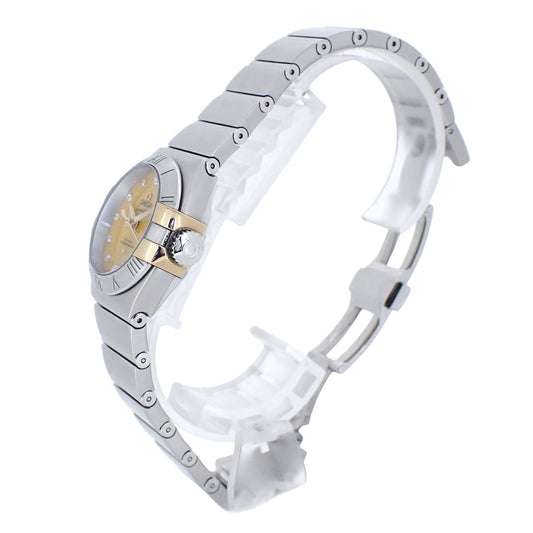 OMEGA オメガ コンステレーション ブラッシュ 11PD イエローシェル 123.20.27.20.57.003 コーアクシャル クロノメーター SS/YG レディース 腕時計