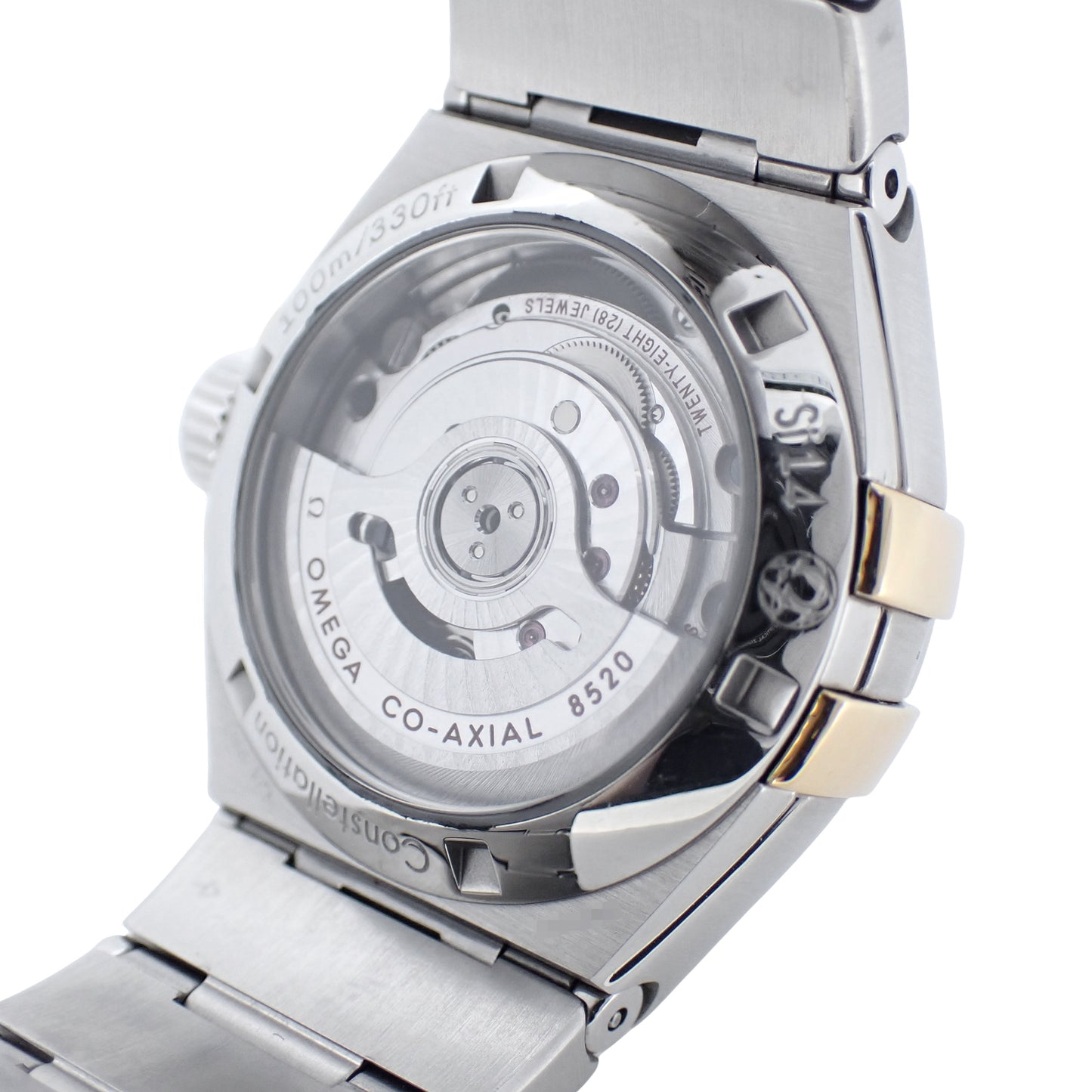 OMEGA オメガ コンステレーション ブラッシュ 11PD イエローシェル 123.20.27.20.57.003 コーアクシャル クロノメーター SS/YG レディース 腕時計