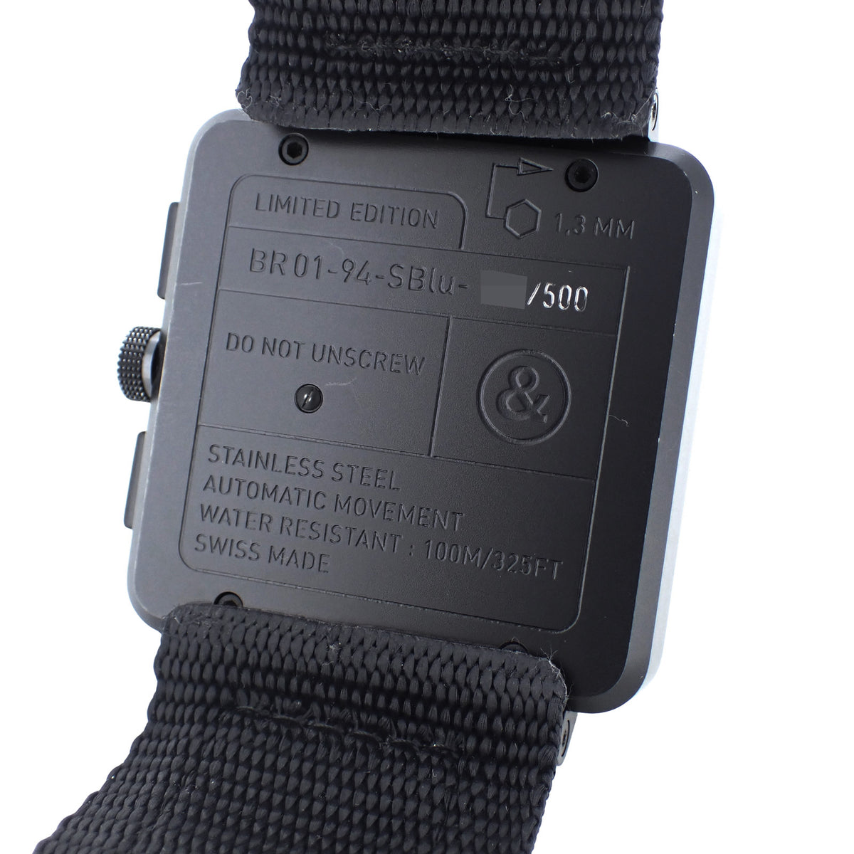 世界500本限定 Bell&Ross ベル&ロス BR01-94 クロノグラフ BR01-94-Sblu メンズ 腕時計