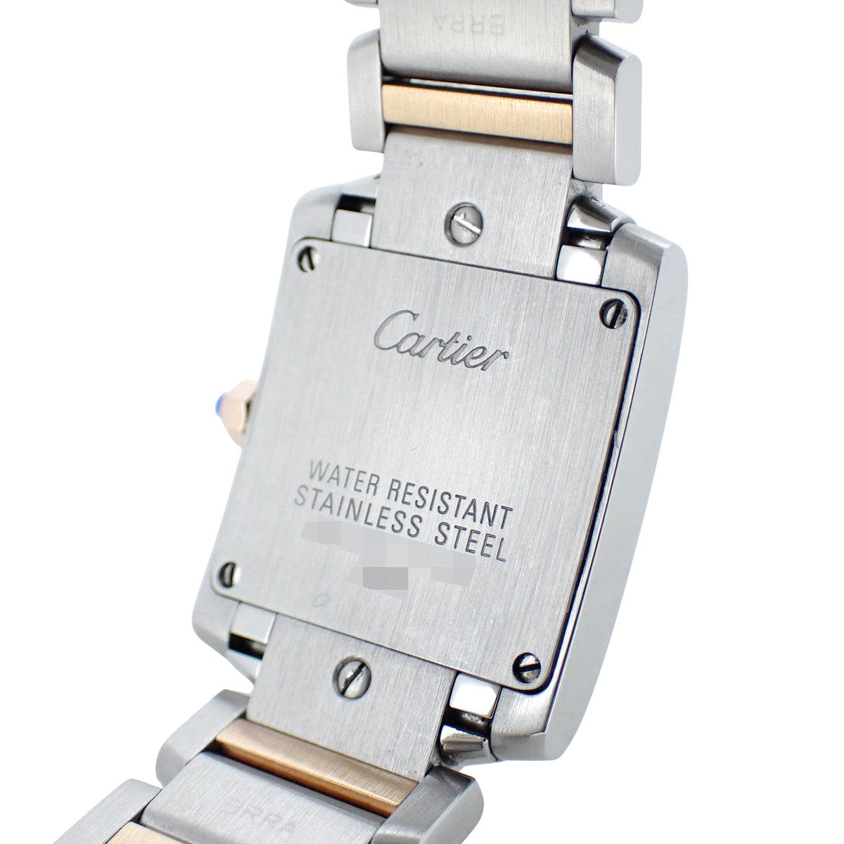 Cartier カルティエ タンクフランセーズ SM W51027Q4 ピンクシェル SS/PG レディース 腕時計