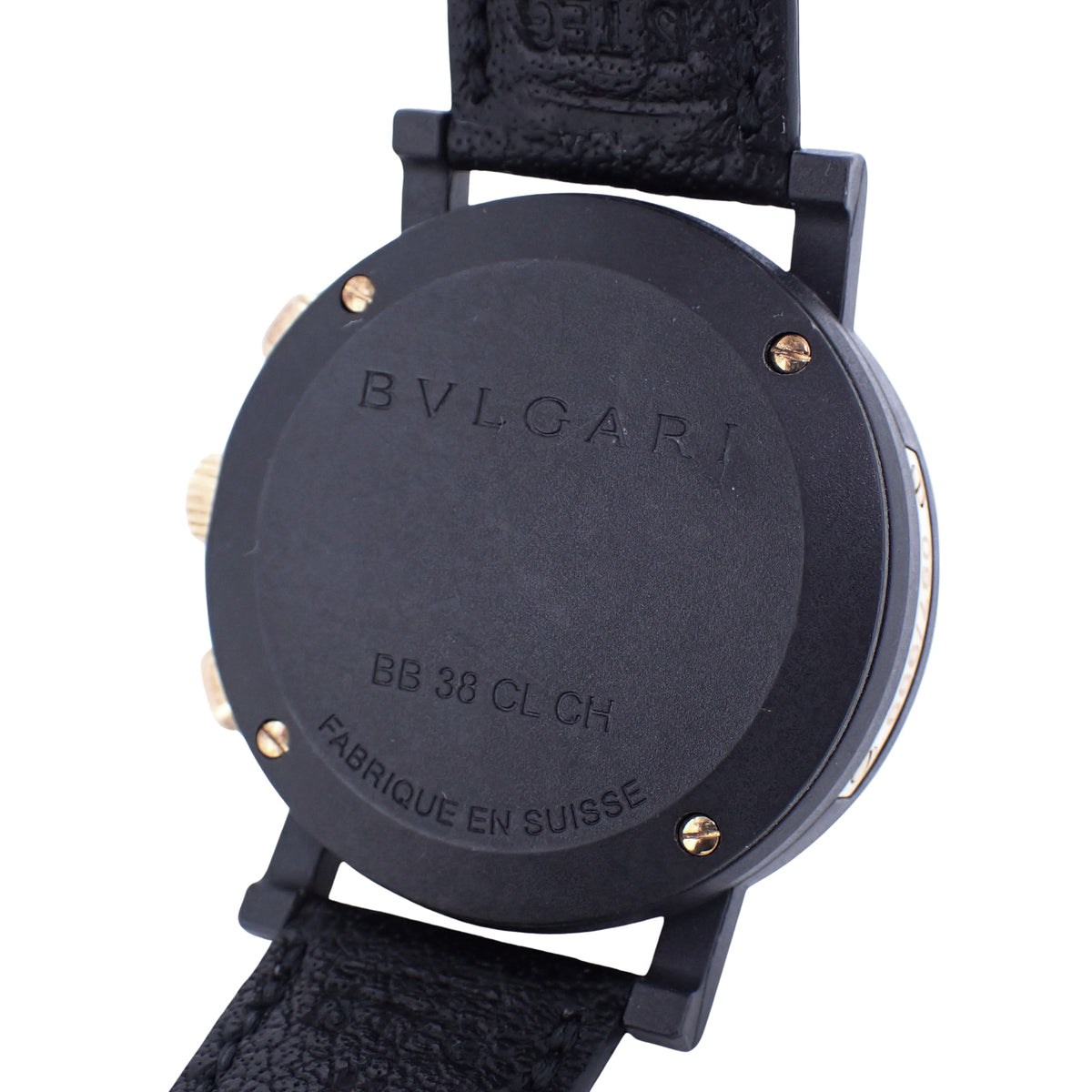 999本限定 BVLGARI ブルガリ カーボンゴールド クロノ BB38CLCH メンズ 腕時計