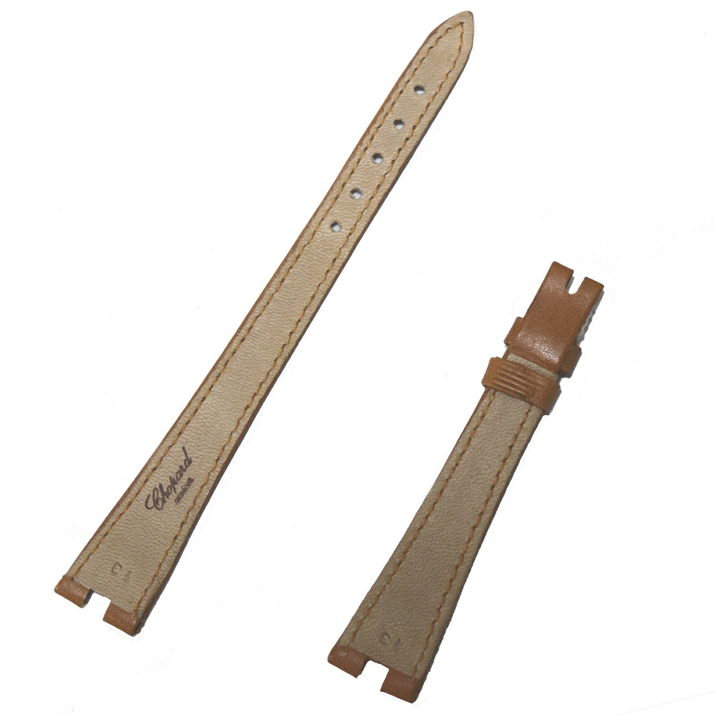 SALE 未使用品 Chopard ショパール 純正 レザーベルト ブラウン レディース 時計ベルト