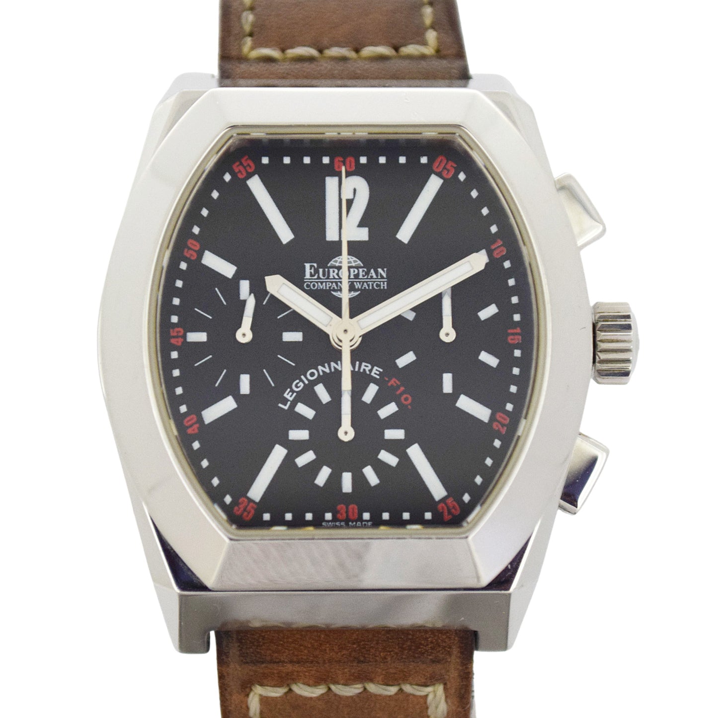 SALE ECW ヨーロピアンカンパニーウォッチ レジョネール クロノ LF10ST4051 メンズ 腕時計