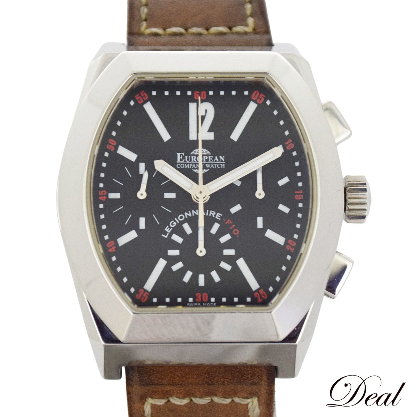 SALE ECW ヨーロピアンカンパニーウォッチ レジョネール クロノ LF10ST4051 メンズ 腕時計