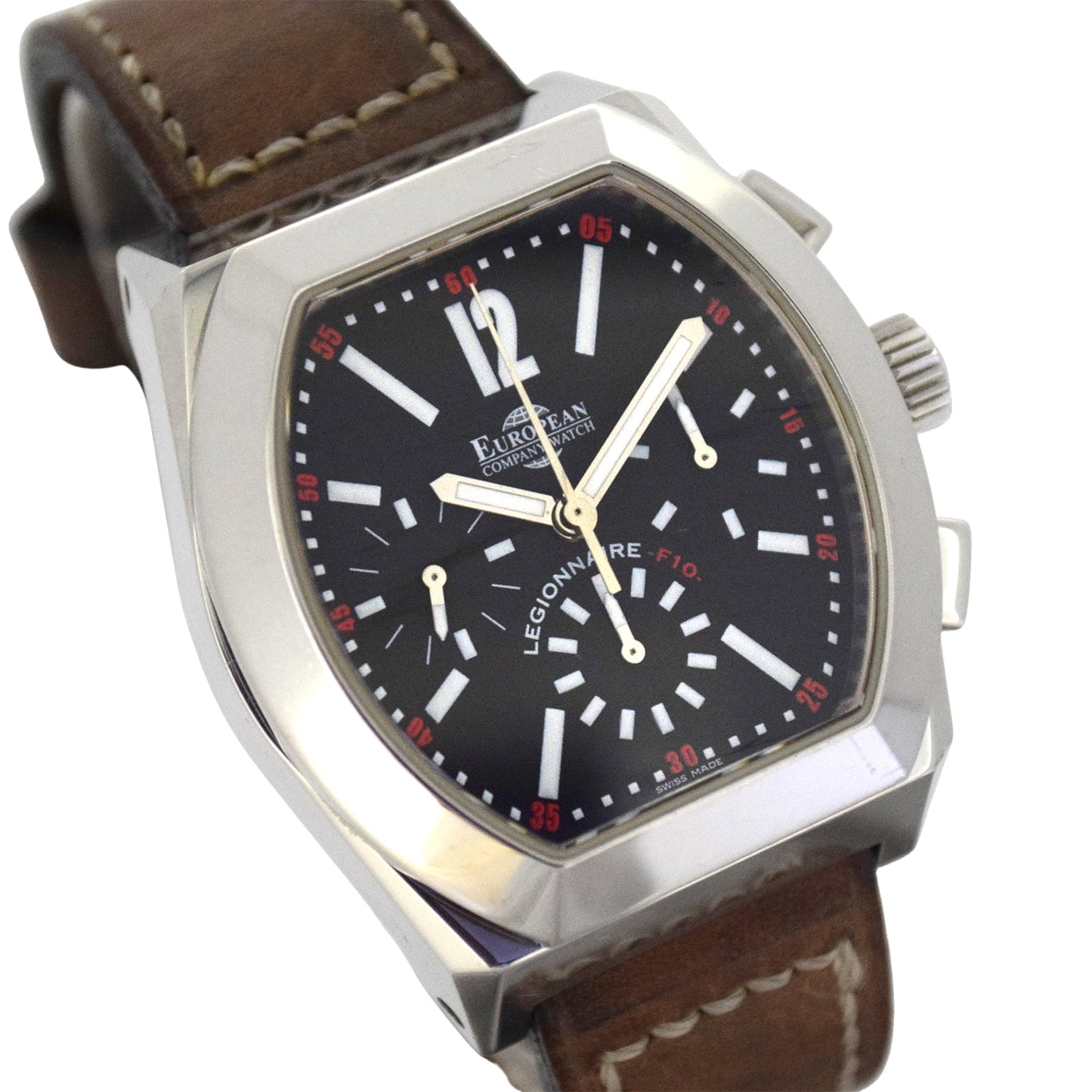SALE ECW ヨーロピアンカンパニーウォッチ レジョネール クロノ LF10ST4051 メンズ 腕時計