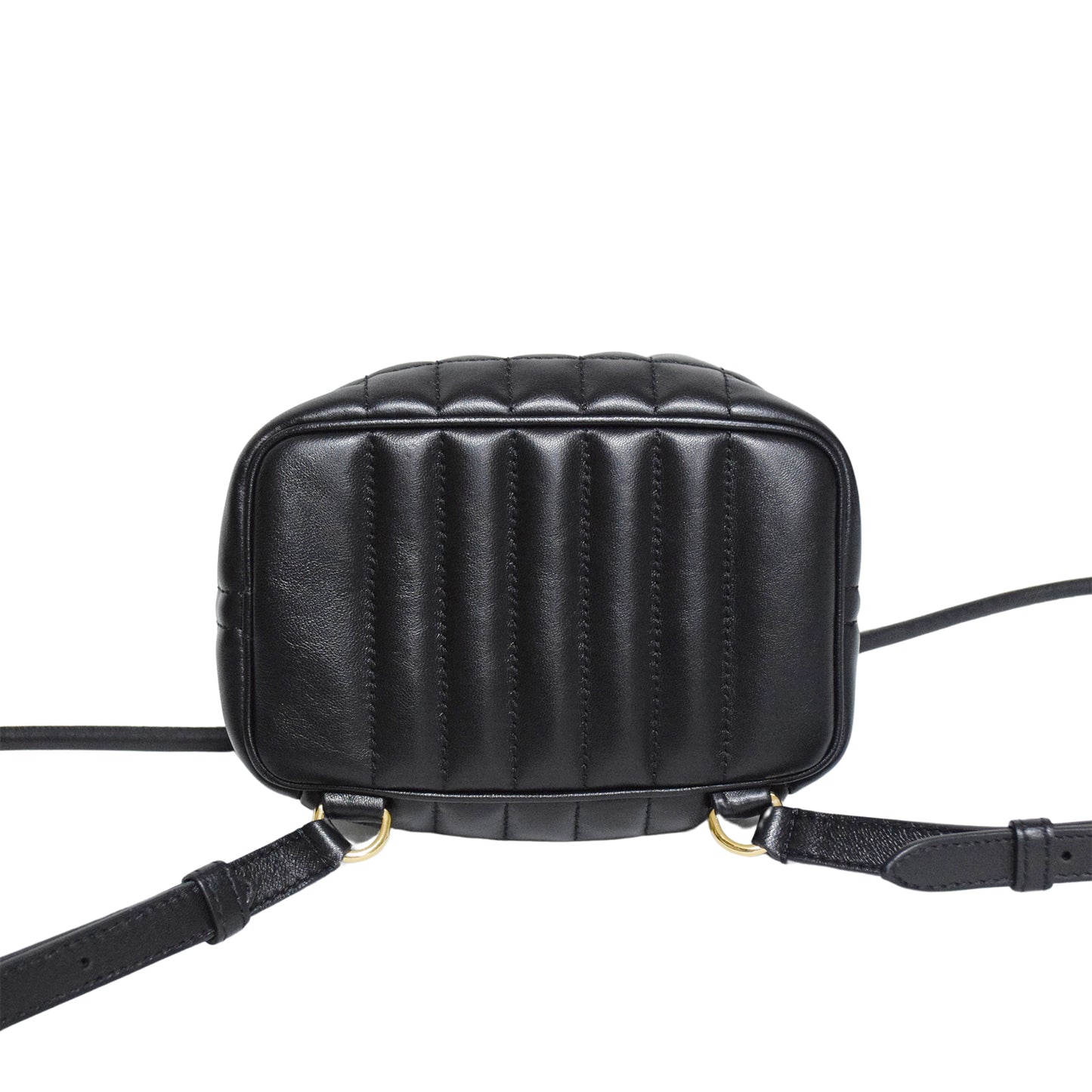 SALE Burberry バーバリー キルティング ローラ ミニ バックパック 80538151 ブラック レディース リュック・デイパック