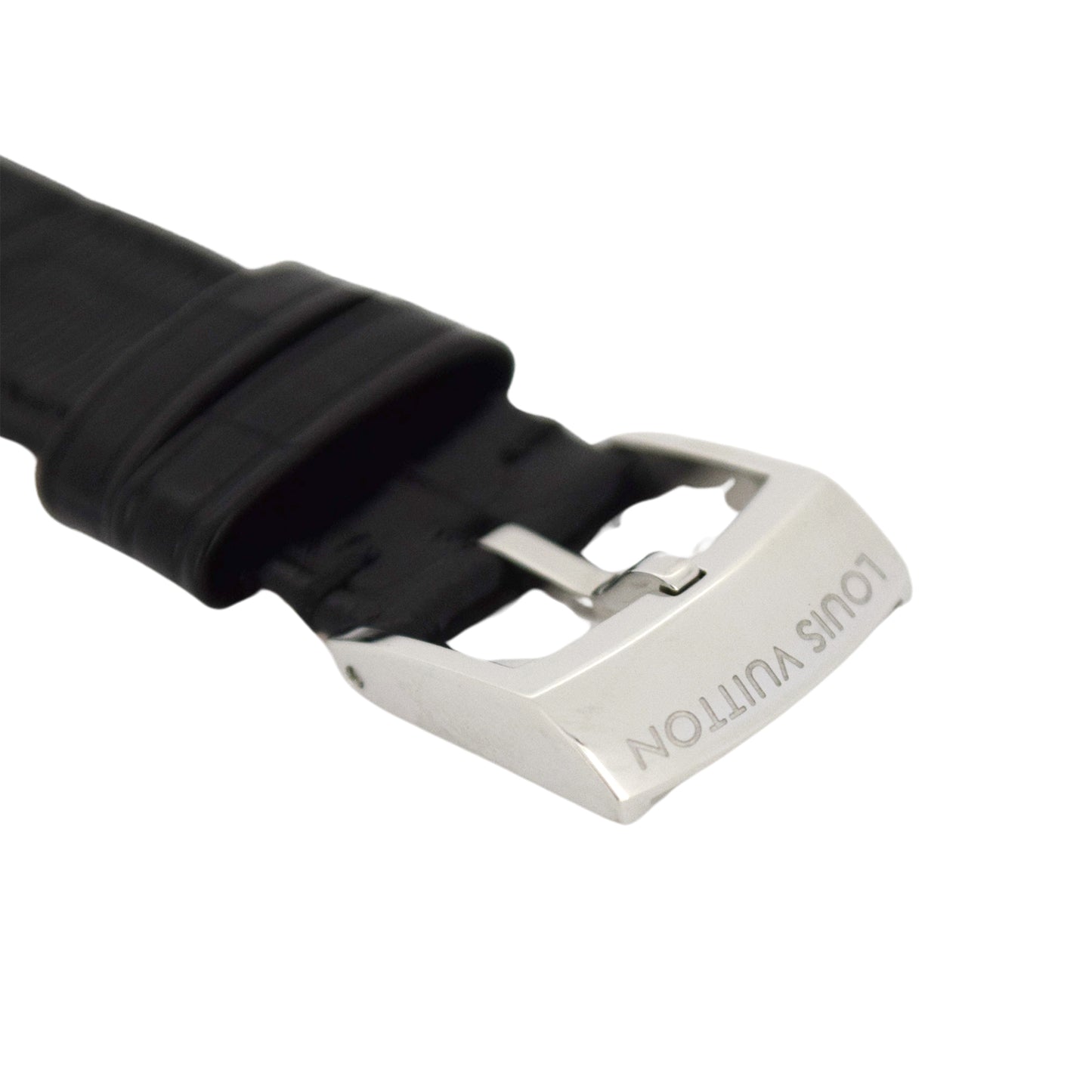 SALE 美品 LOUIS VUITTON ルイ・ヴィトン  純正 タンブール ワンタッチ 尾錠付  R15188  ブラック  レディース 時計ベルト
LV