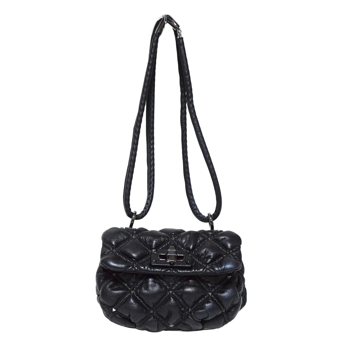 SALE VALENTINO ヴァレンティノ ガラヴァーニ スパイクミー ターンロック スタッズ VW2B0H79EFZ 0NO ブラック レディース ショルダーバッグ