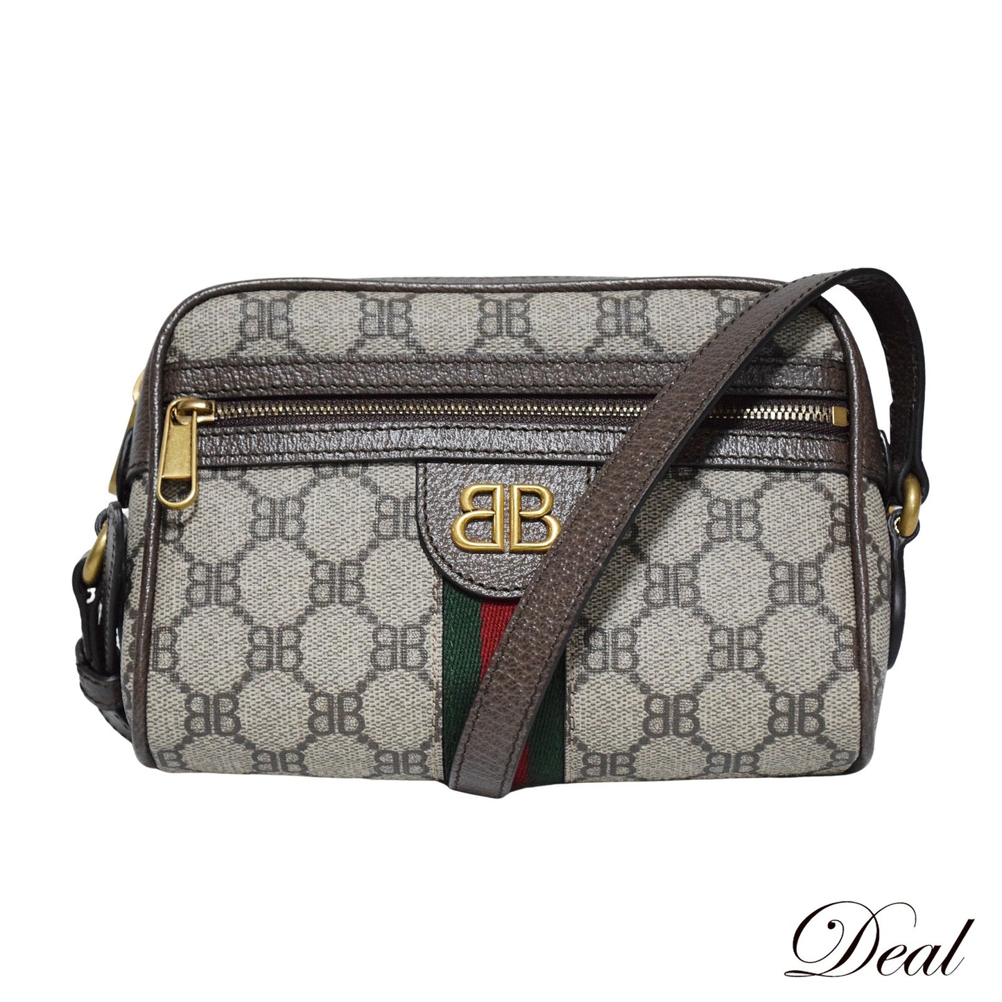 SALE BALENCIAGA バレンシアガ グッチ ザハッカープロジェクト カメラバッグ 680128 ベージュ レディース ショルダーバッグ