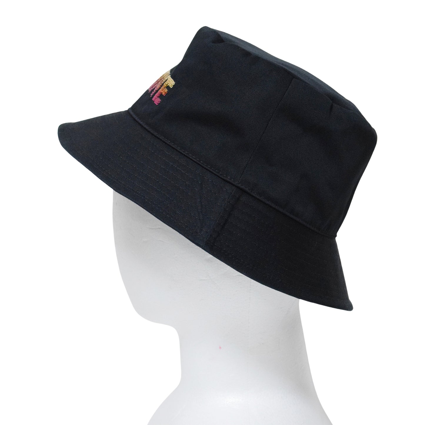 SALE CELINE セリーヌ ロゴ エンブロイダリー バケットハット 2AUO1968P スパンコール ブラック レディース 帽子