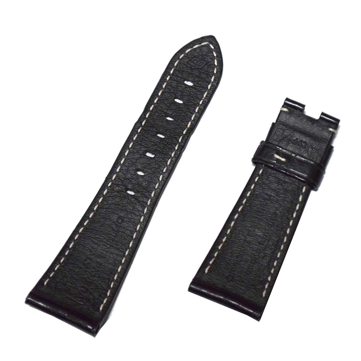 PANERAI パネライ 純正 レザーベルト 黒 Ｄバックル用 ブラック メンズ 時計ベルト